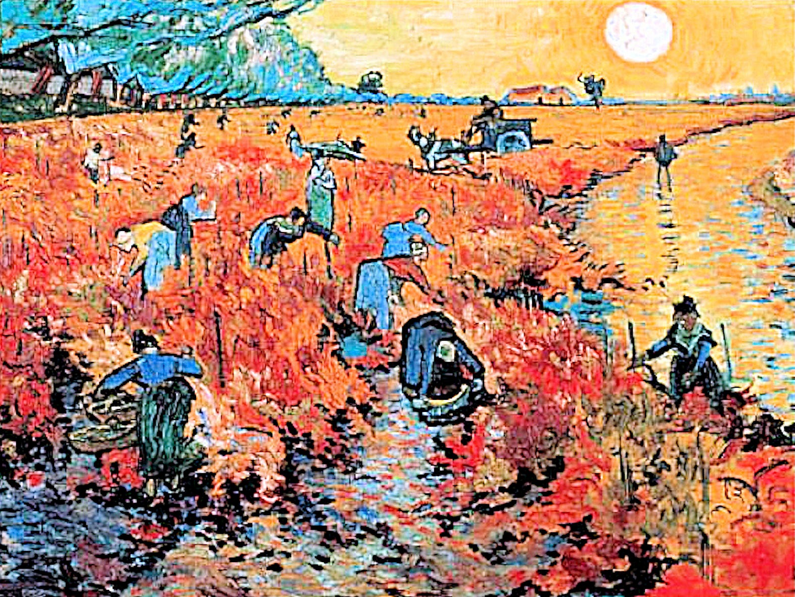 Image of my home Kunstdruck »VAN GOGH / Der rote Rebstock«, (1 St.) bei Ackermann Versand Schweiz
