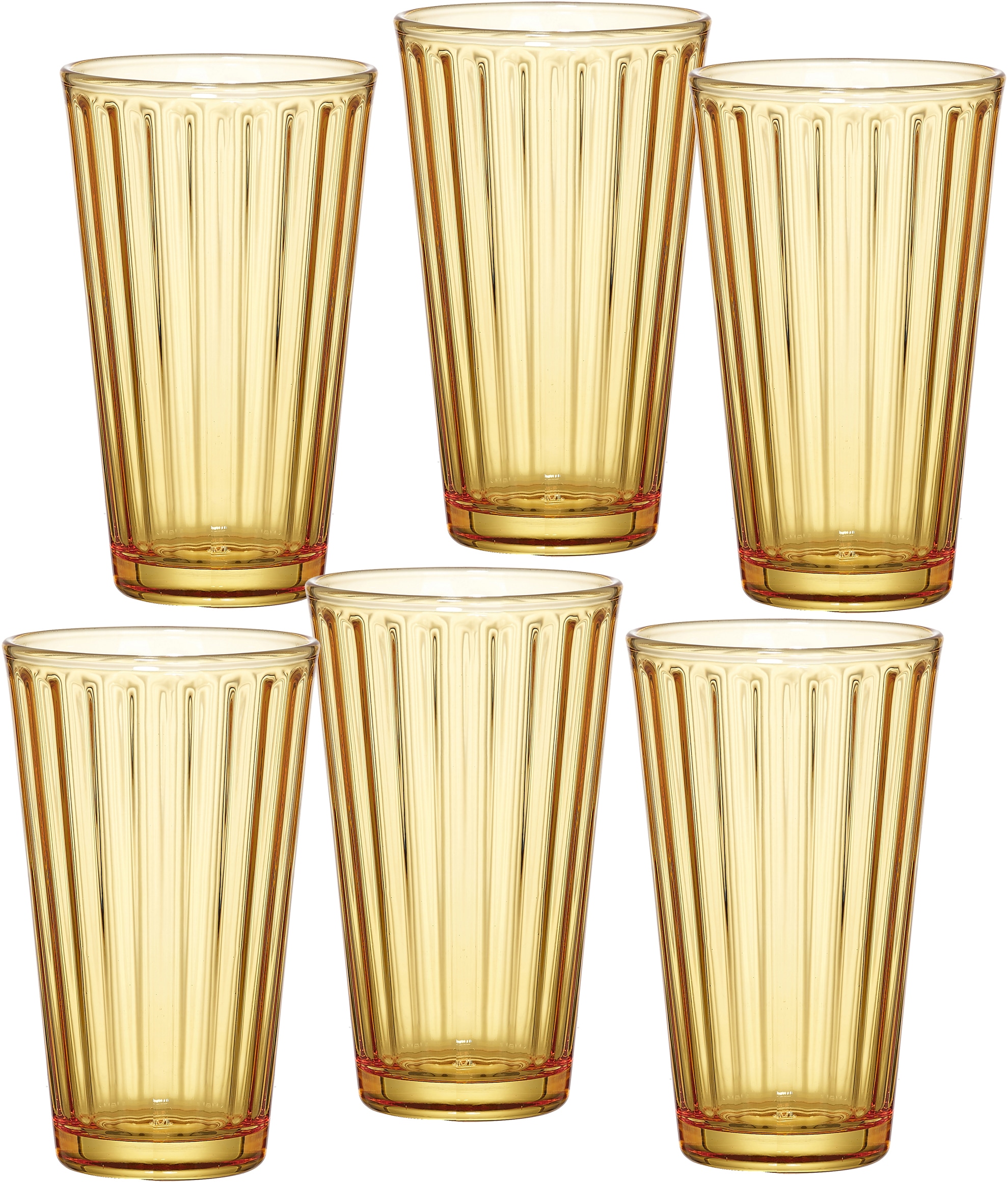 Image of Ritzenhoff & Breker Longdrinkglas »Wela«, (Set, 6 tlg., 6 Longdrinkgläser, je 400 ml), topaktuelles Innen-Facetting, 400 ml bei Ackermann Versand Schweiz