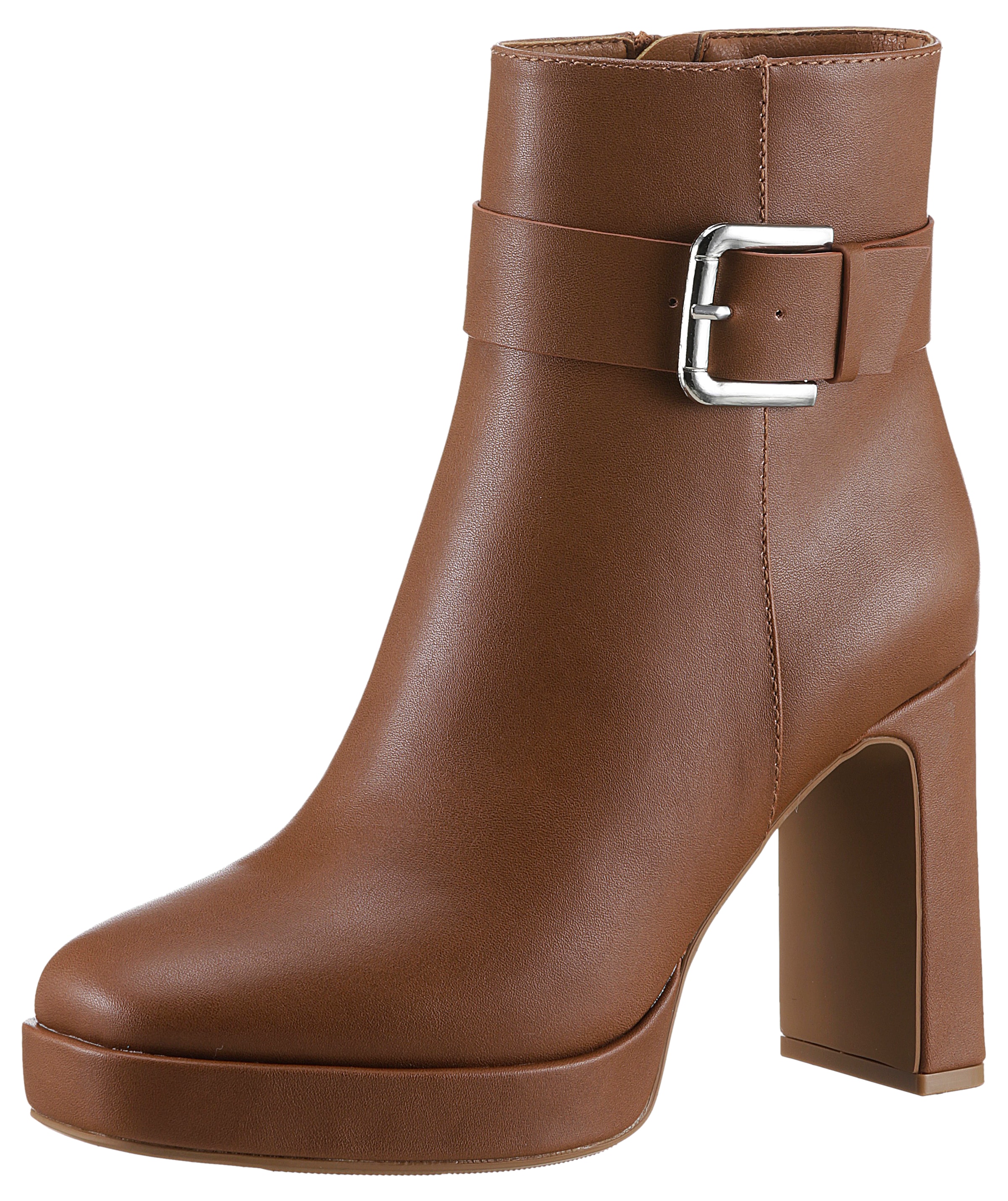 Image of Aniston SHOES Stiefelette Stiletto, Ankle Boots, mit Blockabsatz