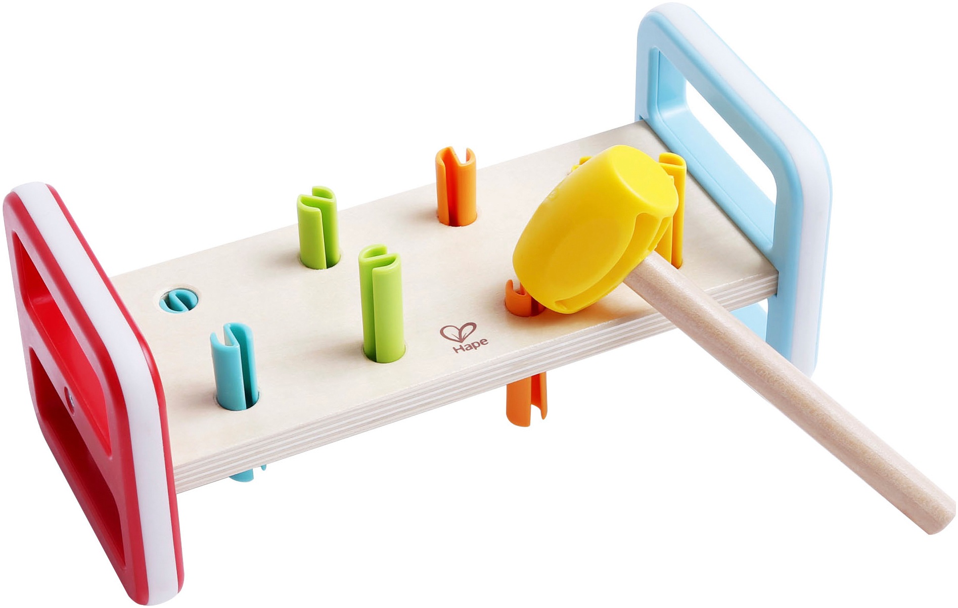Hape Banc de frappe »Regenbogen-Klopfbank«