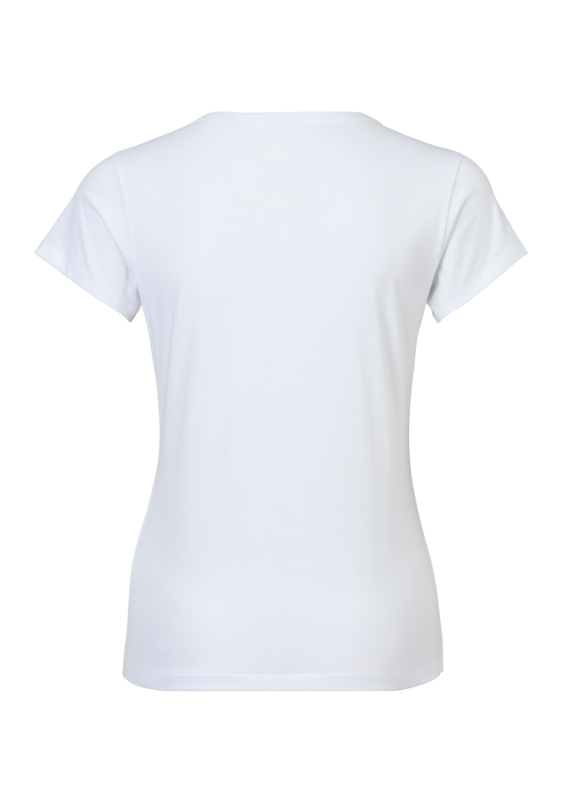 BOSS ORANGE V-Shirt »Eslane Premium Damenmode«, mit Logoschriftzug