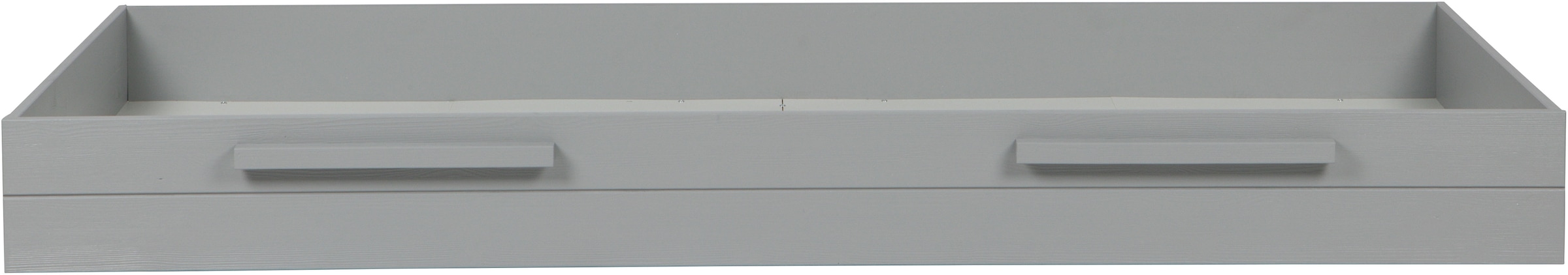 WOOOD Bettschubkasten »Dennis mit gebürstetem FSC® Massivkiefer B 198 x T 91 x H 21 cm« Als Stauraum- oder Gästebettschublade nutzbar, Schutzlack Pfleiglicht