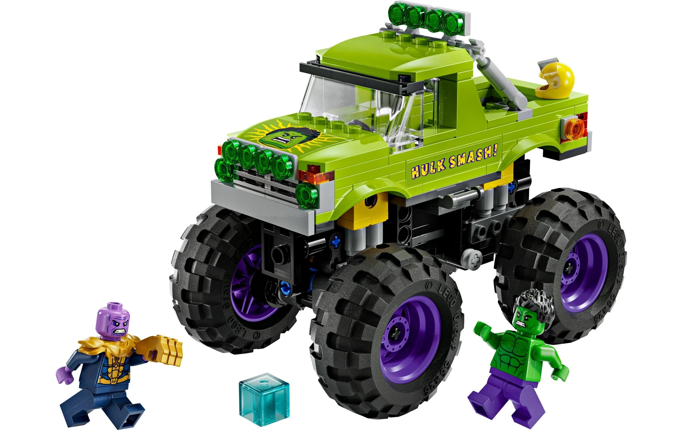 LEGO® Spielbausteine »Marvel Hulk-Truck vs. Thanos 76312«