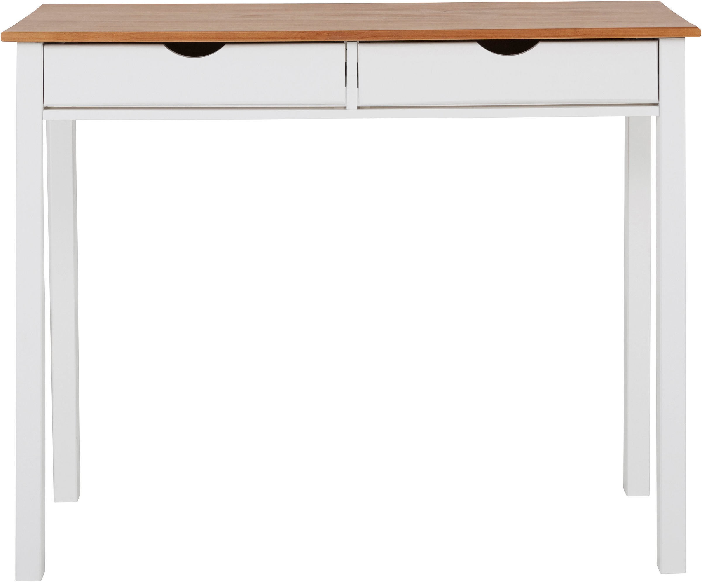 Home affaire Schreibtisch "Gava" massives Kiefernholz, für das home office, Breite 100/120/140 cm
