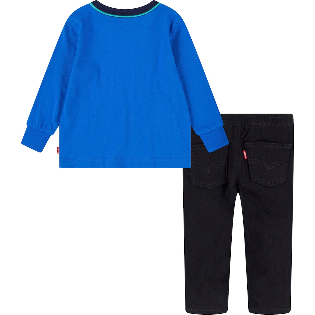 Levi's® Kids Shirt & Hose »POSTER LOGO RINGER & DENIM«, (Set, 2 tlg.), for Baby BOYS