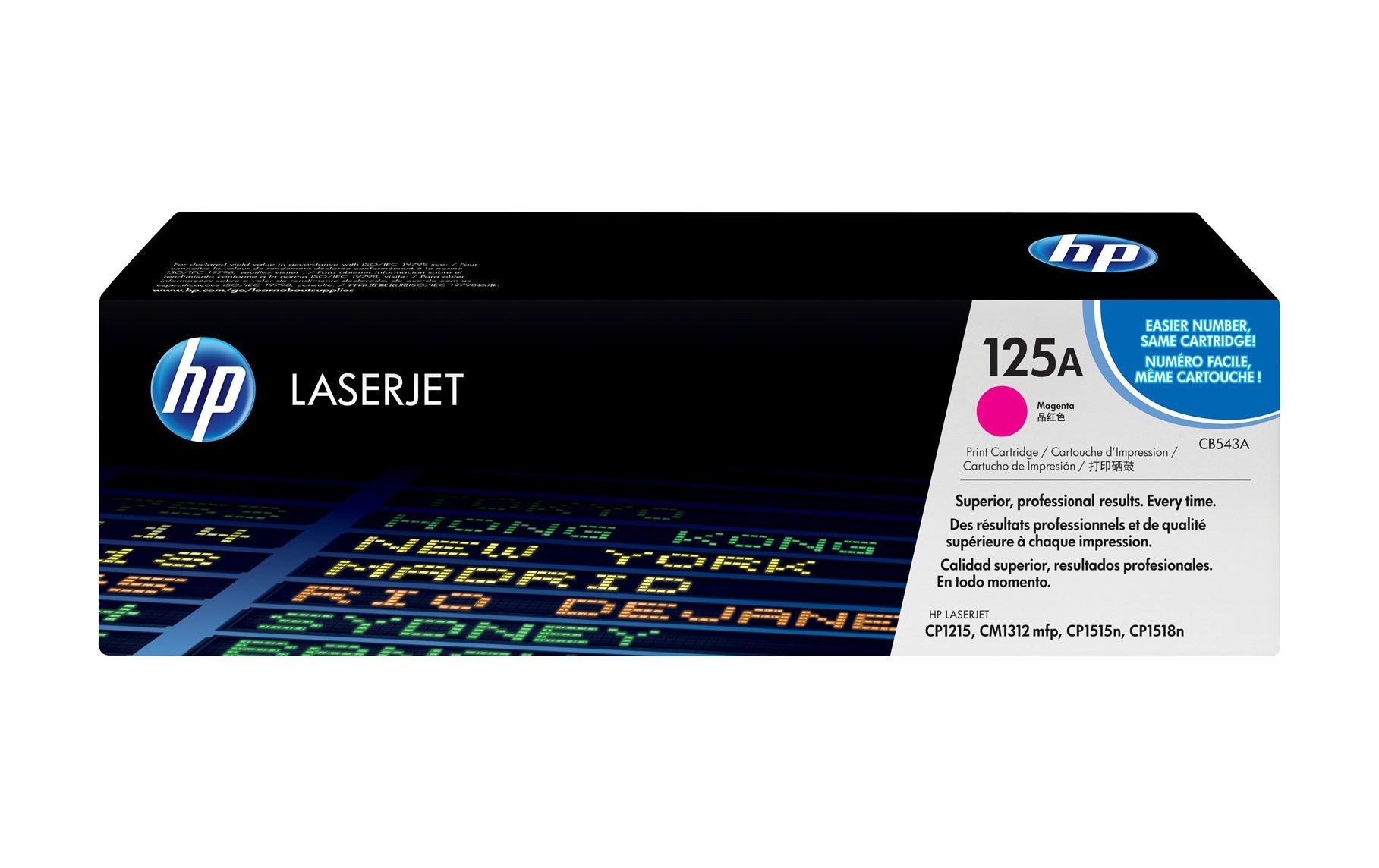 Image of HP Tonerpatrone "Nr. 125A (CB543A) Magenta"