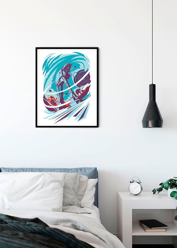 Komar Bild »Star Wars Classic Vector Hoth«, Star Wars, (1 St.), Wandbild zur Dekoration im Kinderzimmer - ohne Rahmen