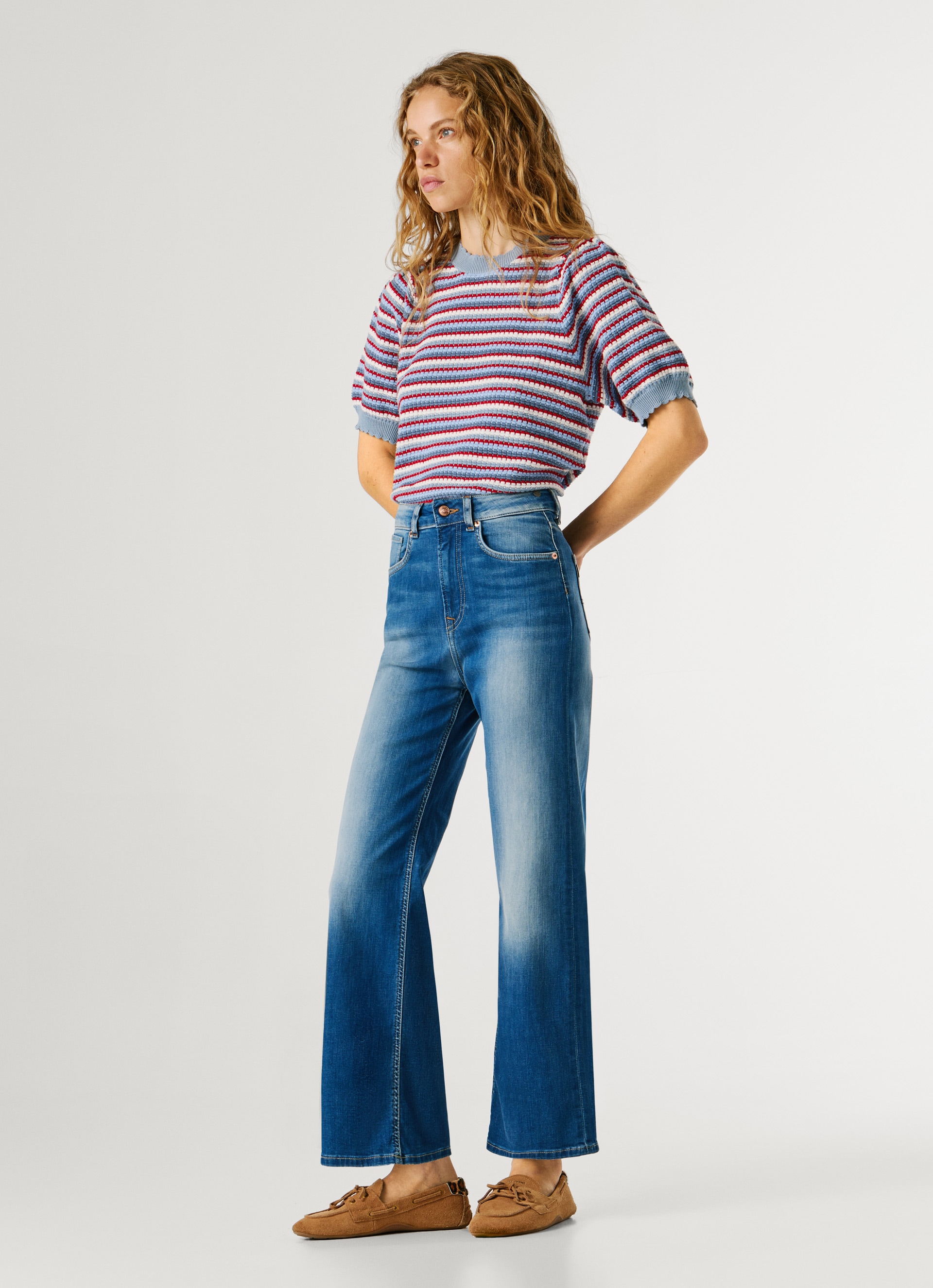 Pepe Jeans Jeans droit »UHW – Ultra High Waist« mit hohem Bund