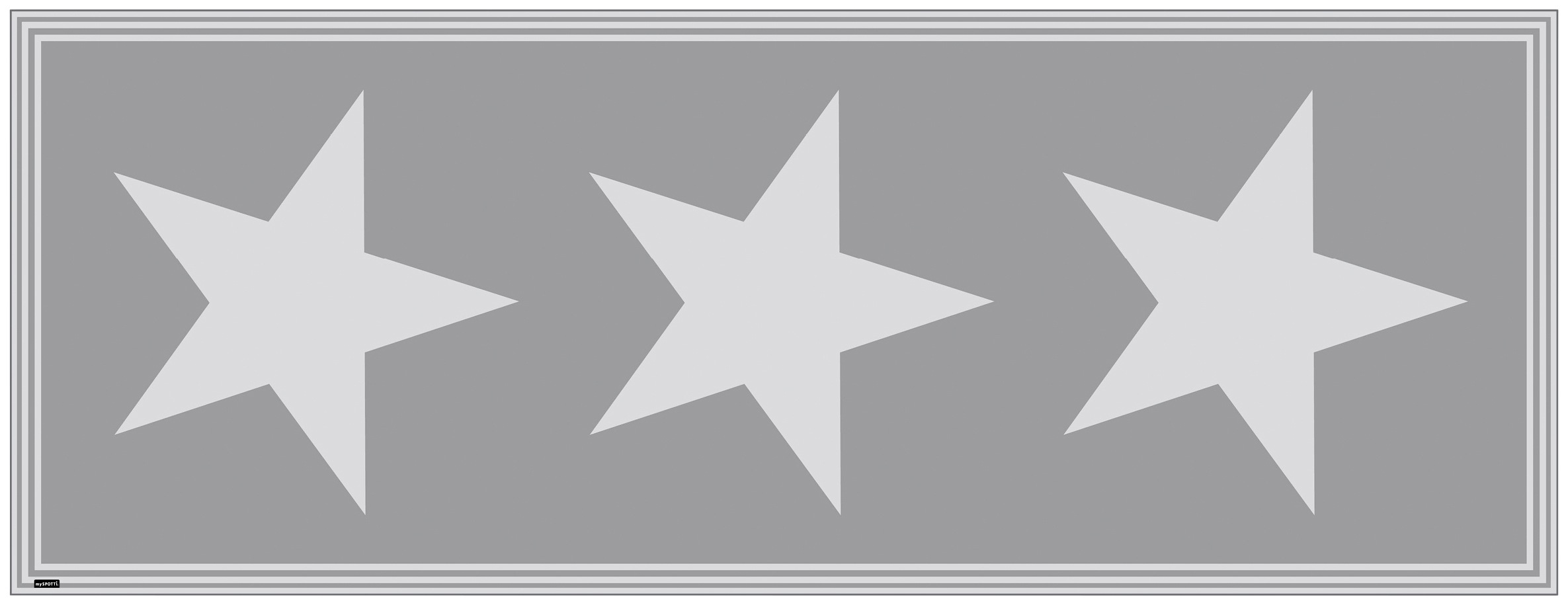 Image of MySpotti Vinylteppich »Buddy Stella Grey«, rechteckig, 0,5 mm Höhe, statisch haftend bei Ackermann Versand Schweiz