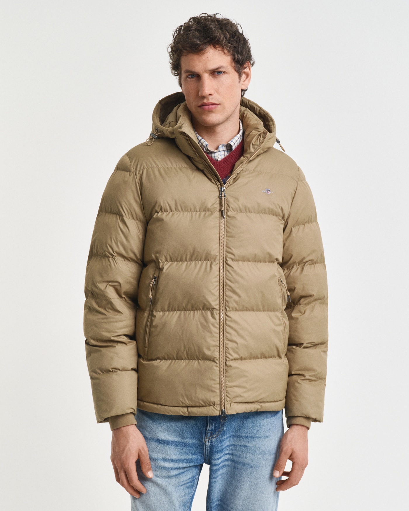 Gant Steppjacke »ACTIVE CLOUD JACKET« mit Kapuze regular fit, abnehmbare Kapuze, 2-Wege-Reissverschluss