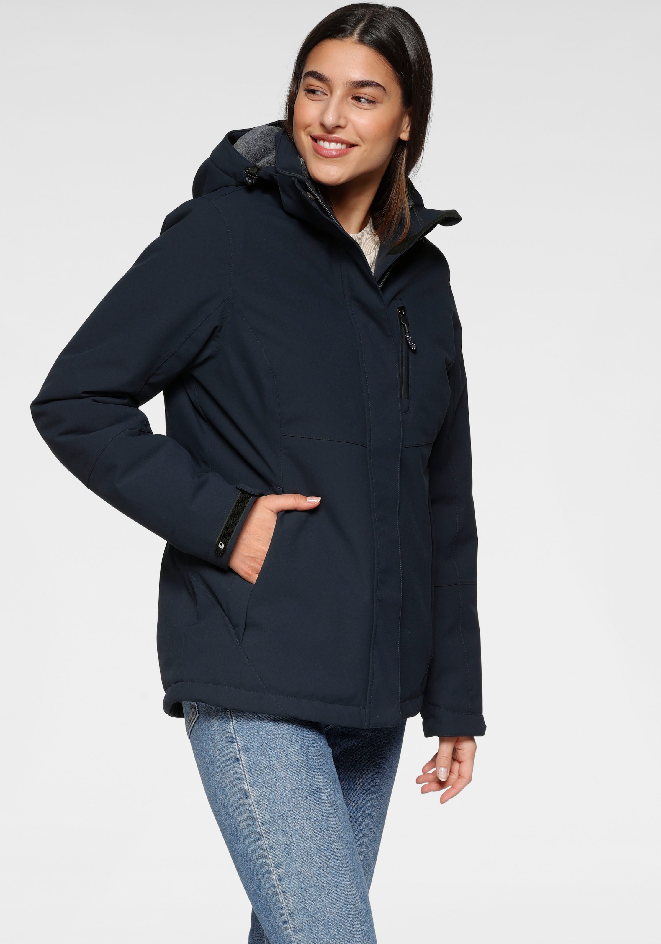 Killtec Funktionsjacke »KOW 140 WMN JCKT«, mit Kapuze, Wasserdicht & Winddicht & Atmungsaktiv