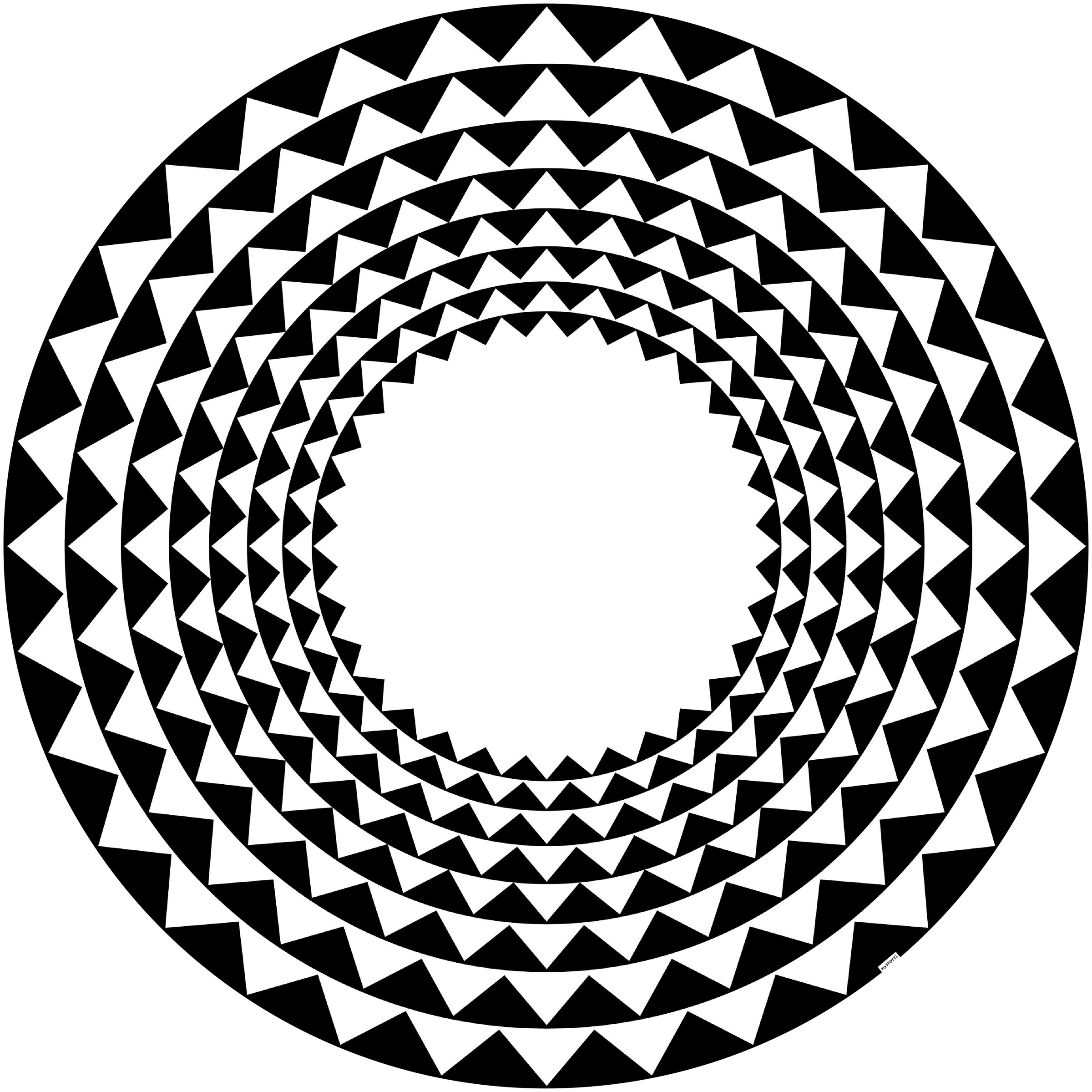 Image of MySpotti Vinylteppich »Buddy Gaby«, rund, 0,5 mm Höhe, rund, wasserfest und statisch haftend bei Ackermann Versand Schweiz