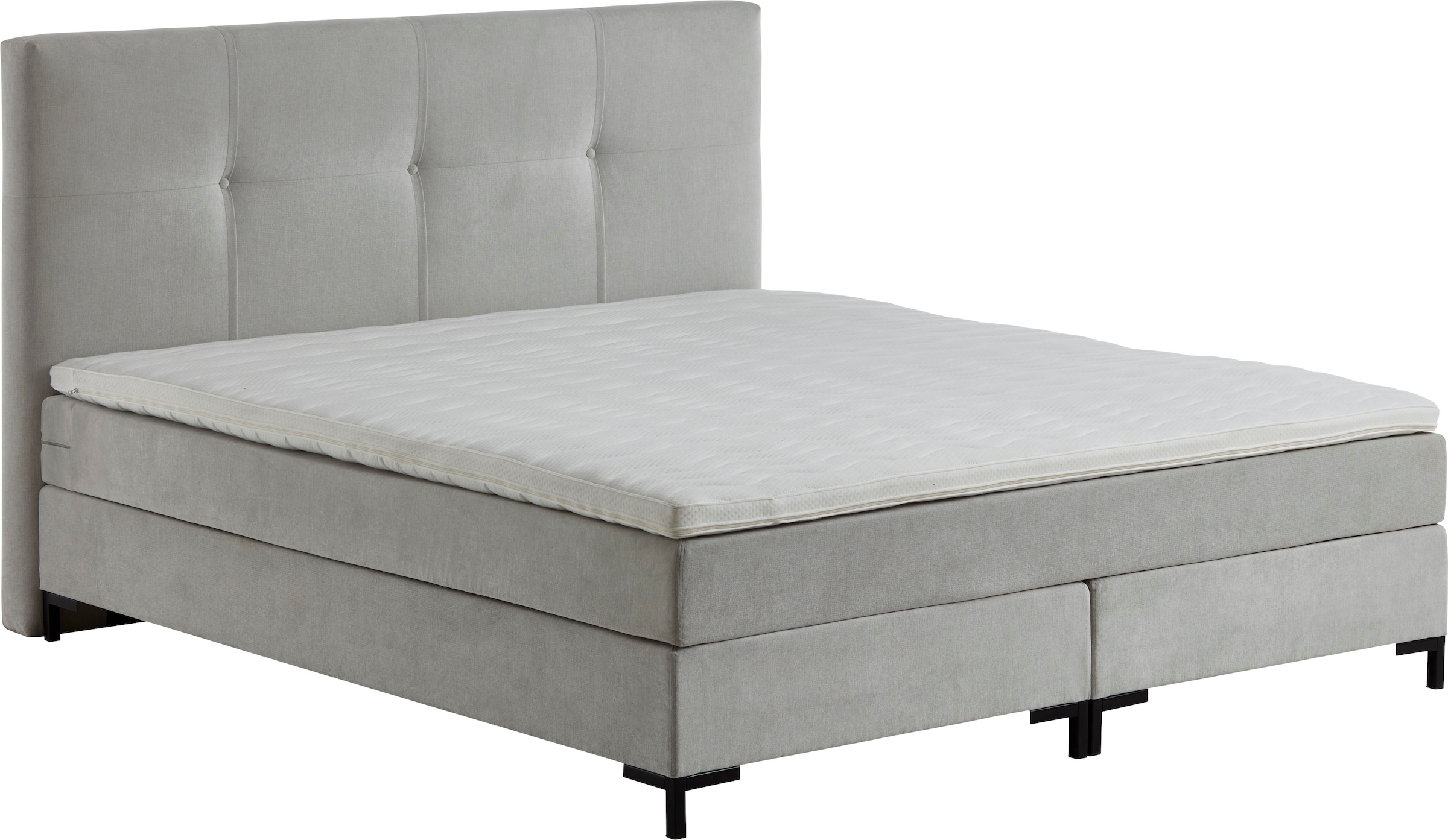 ATLANTIC home collection Boxspringbett »Romy«, Taschen-Federkernmatratze, inkl. Topper