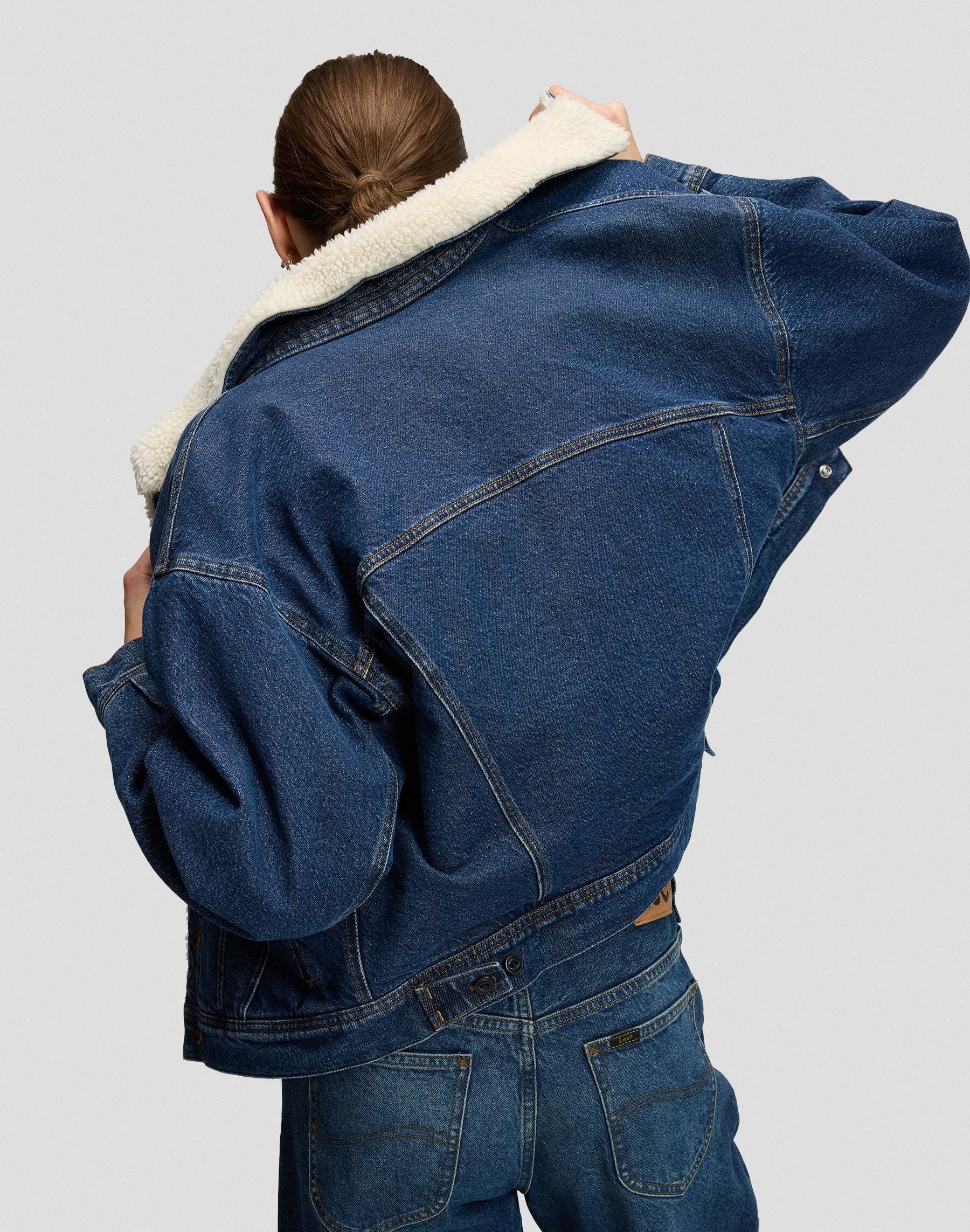 Lee® Veste en jean »Lee Jeansjacke Relaxed Sherpa Rider«