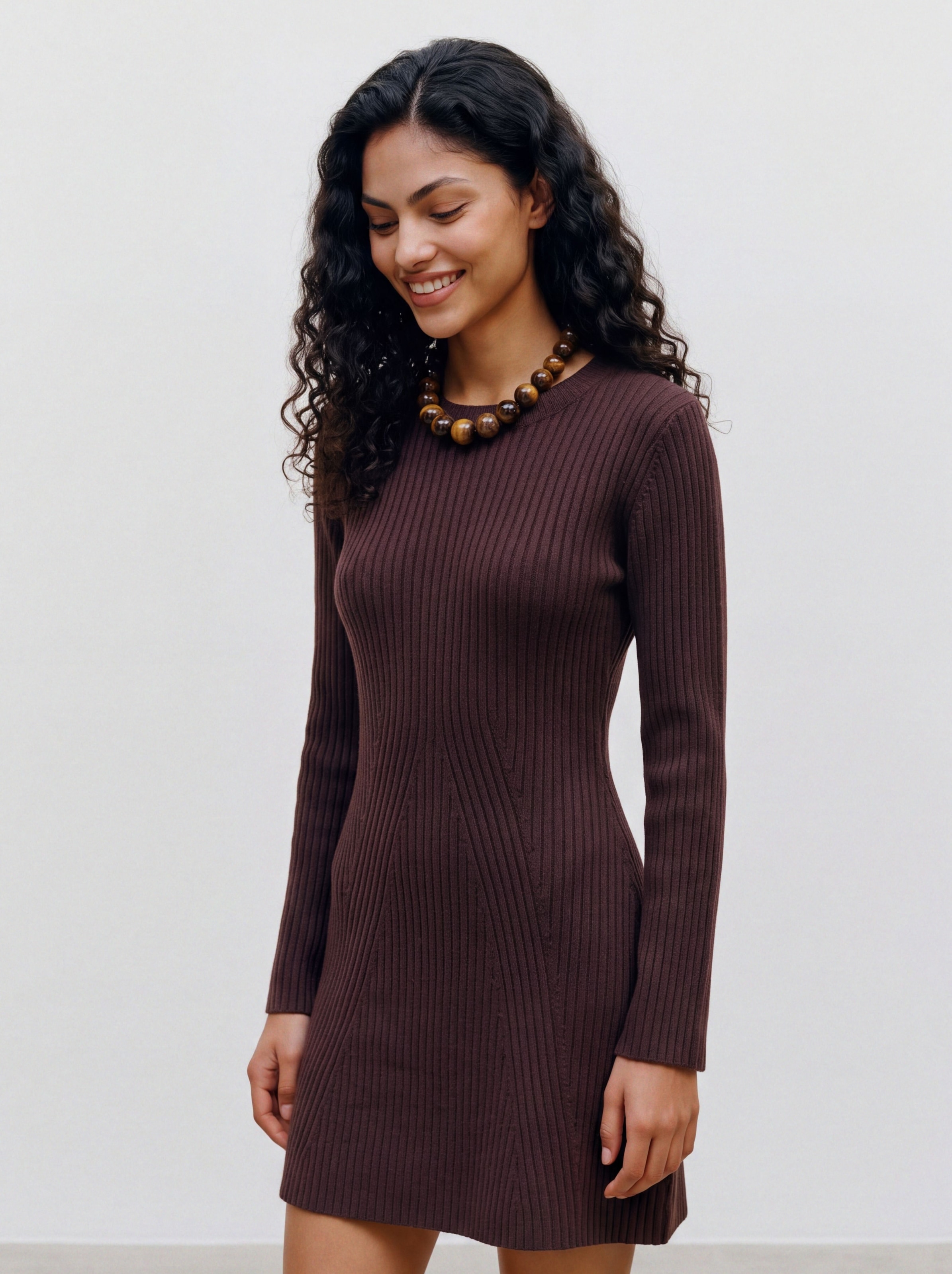 Vero Moda Minikleid »VMJOSANNA LS SHORT DRESS NOOS« Materialmix, regular fit