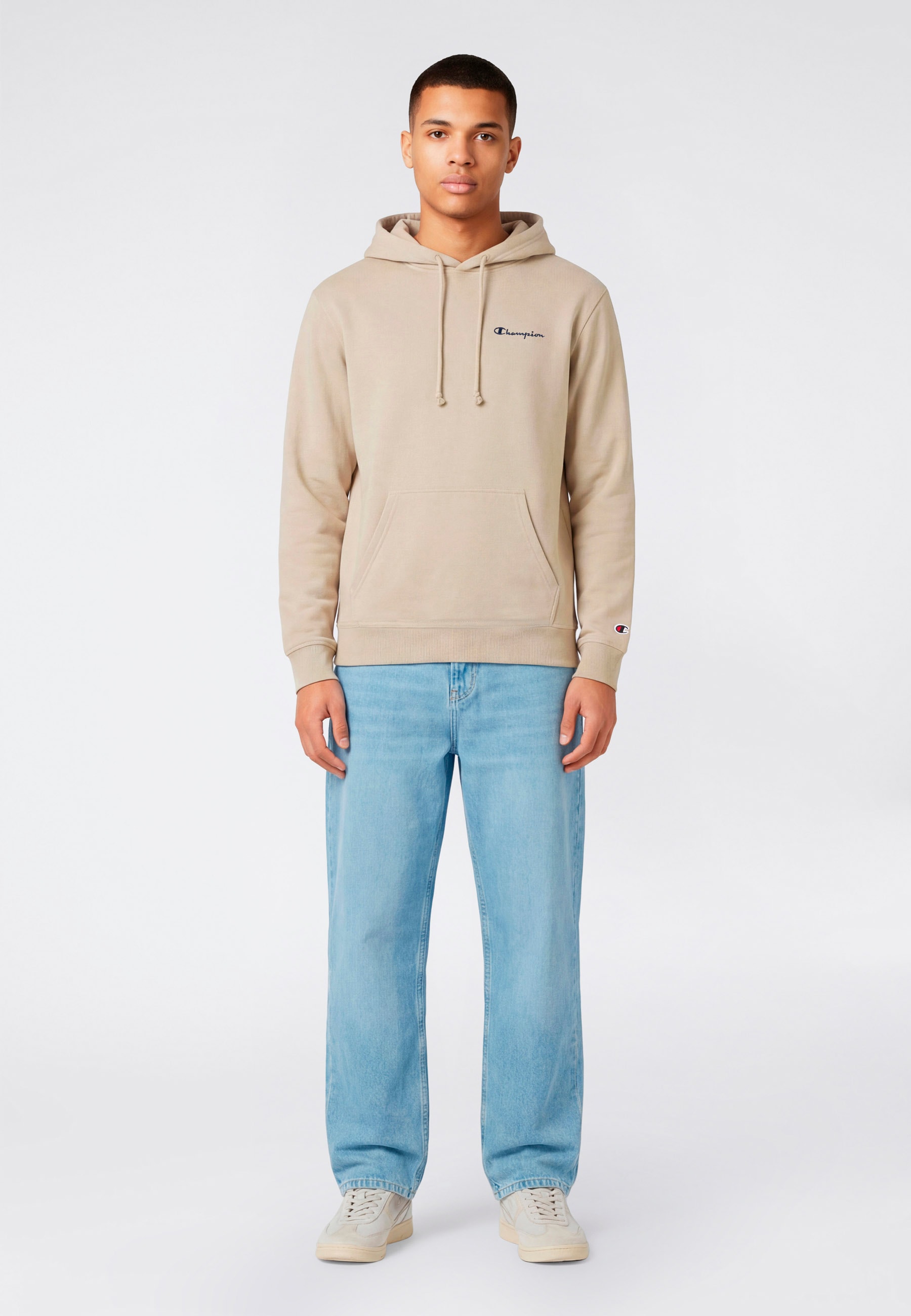 Champion Kapuzensweatshirt »ICONS CONTRAST Terry Hoodie«, 1 Teil im Set, aus Baumwolle und Polyester, sportlicher Stil
