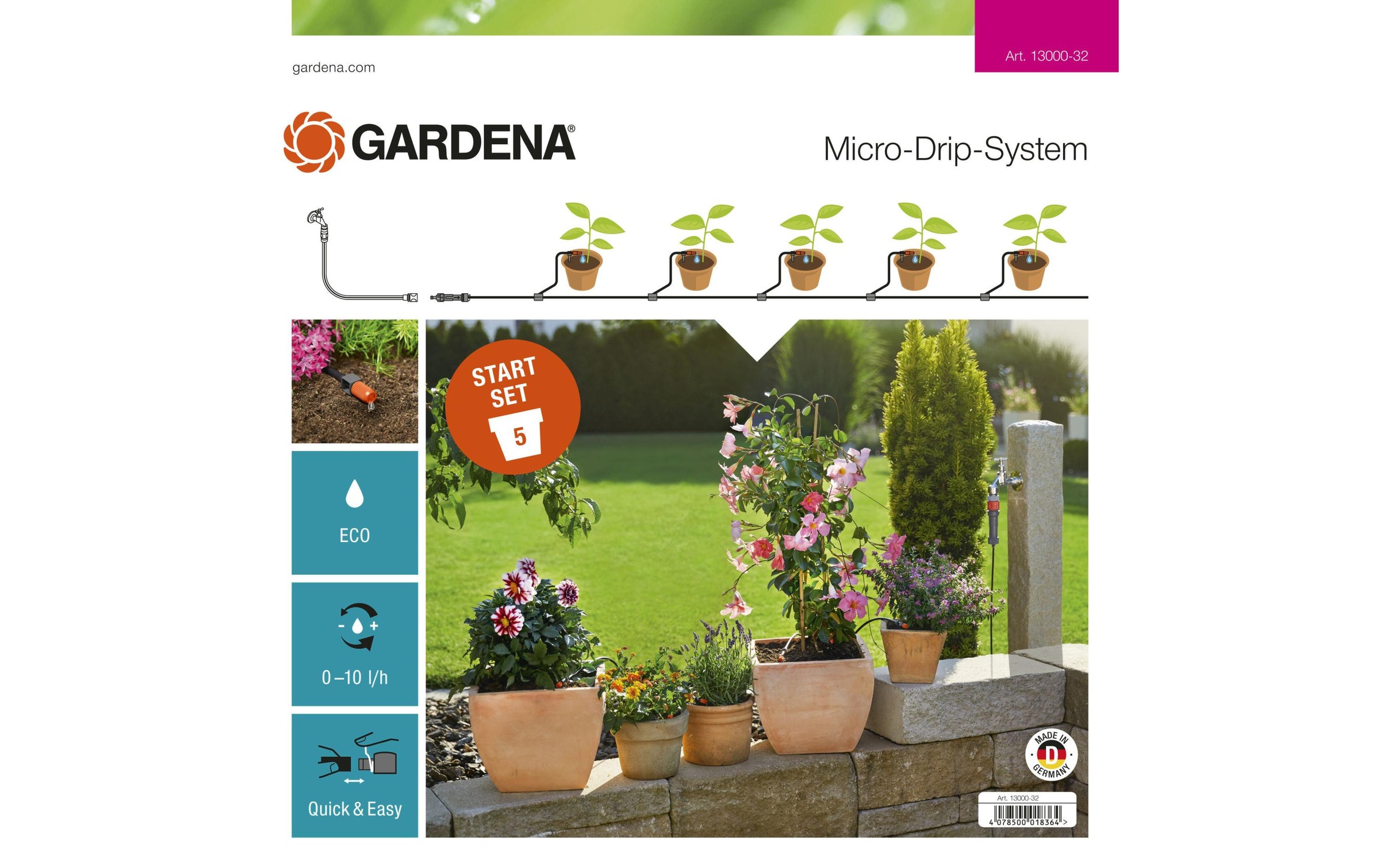 Image of GARDENA Bewässerungssystem »Micro-Drip-System Pflanztöpfe S«, Micro-Drip-System bei Ackermann Versand Schweiz