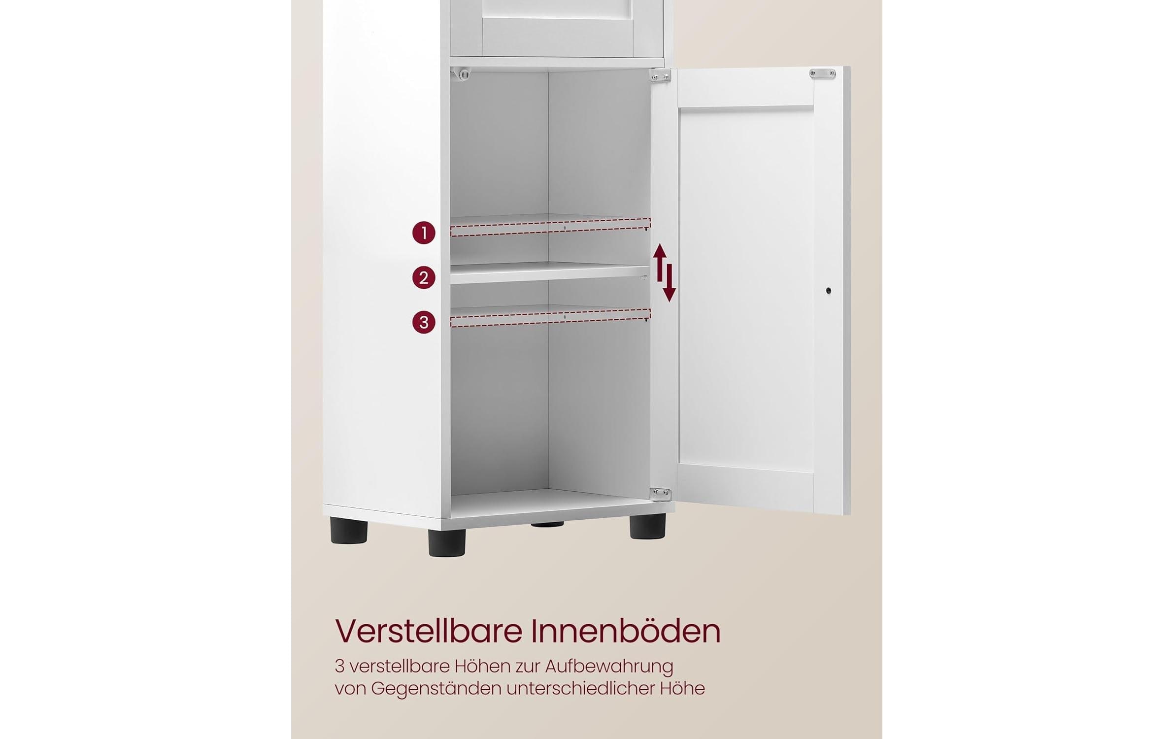 VASAGLE Mehrzweckschrank »Badezimmerschrank«