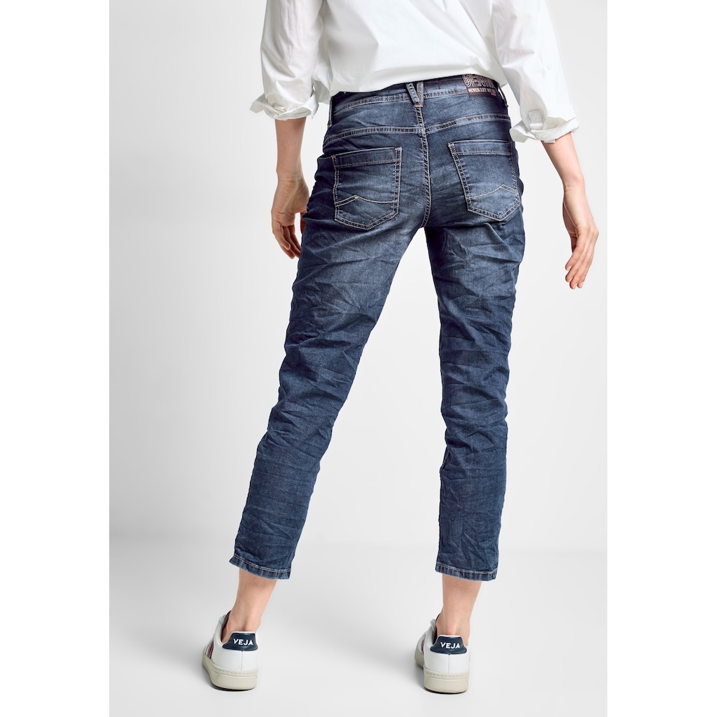Cecil 5-Pocket-Jeans »Scarlett«, mit schmalem Bein und mittelblauer Waschung