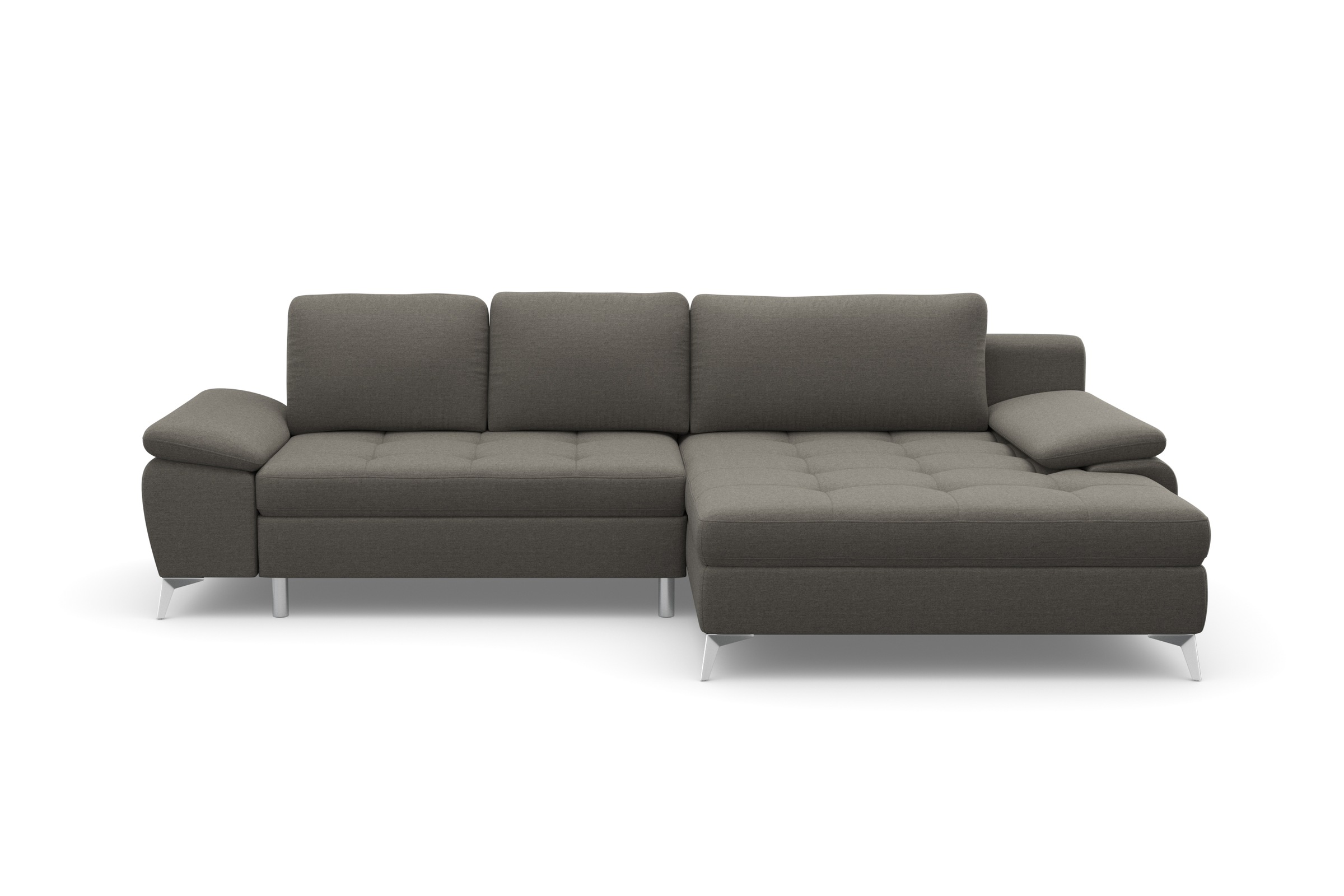 sit&more Ecksofa »Latigo L-Form«, mit Mega-Recamiere, wahlweise mit Bettfunktion und Bettkasten