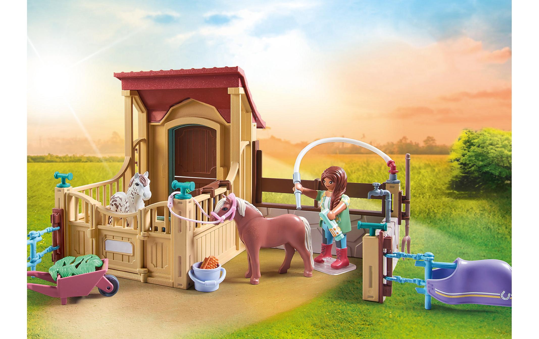 Playmobil® Spielbausteine »Horses of Waterfall Reitstall 71494«, (100 St.)