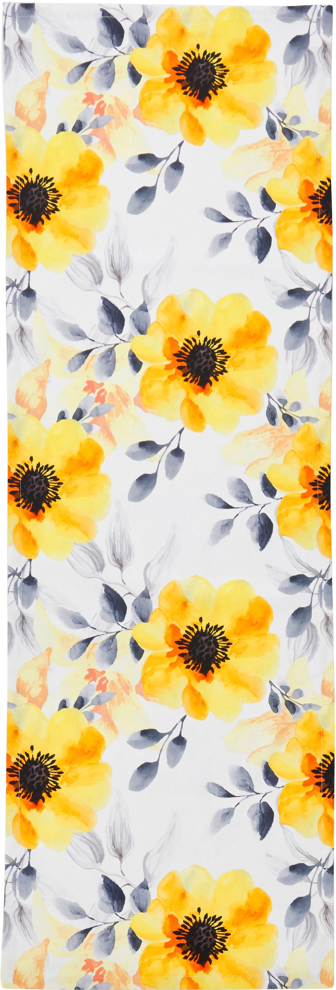 Tischläufer »Yellow Roses, mit Rosenmotiv«, (1 St.), Digitaldruck, Masse ca. 45x150 cm