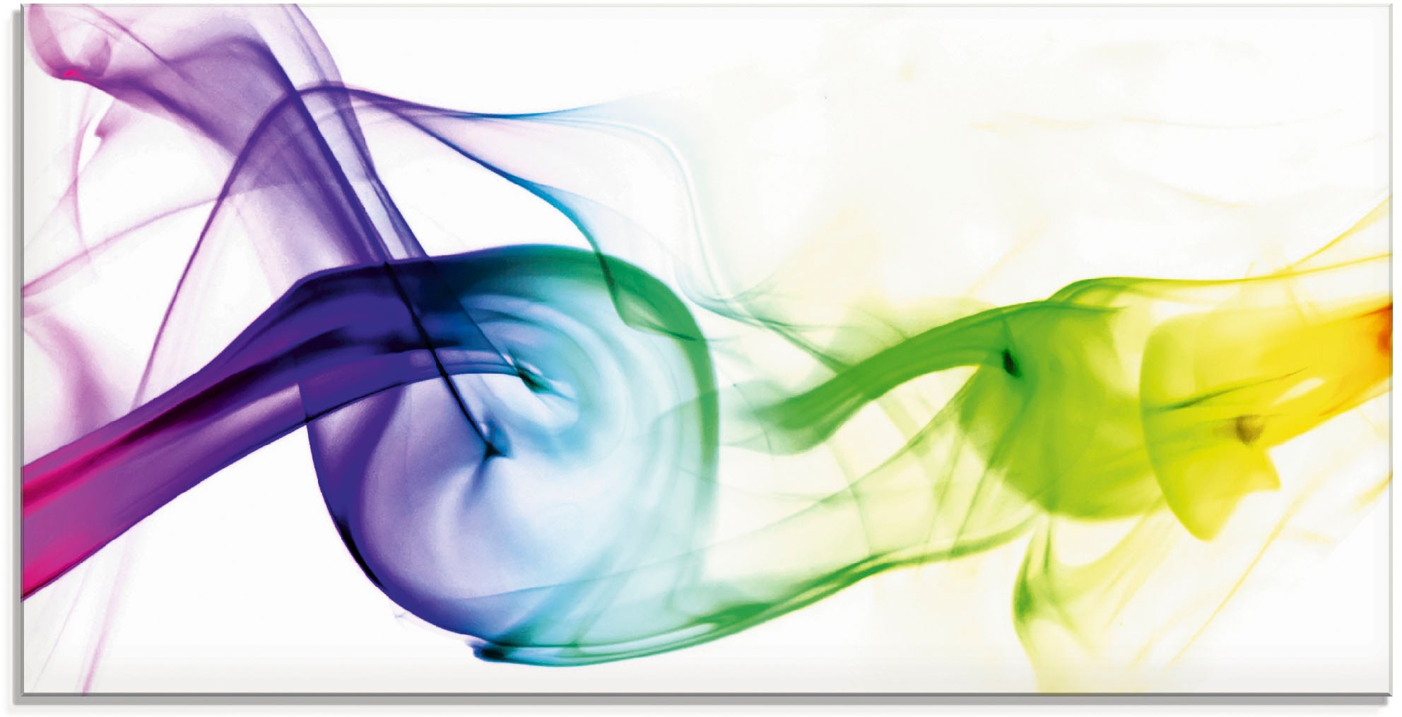 Image of Artland Glasbild »Rauch - Abstrakt«, Gegenstandslos, (1 St.) bei Ackermann Versand Schweiz