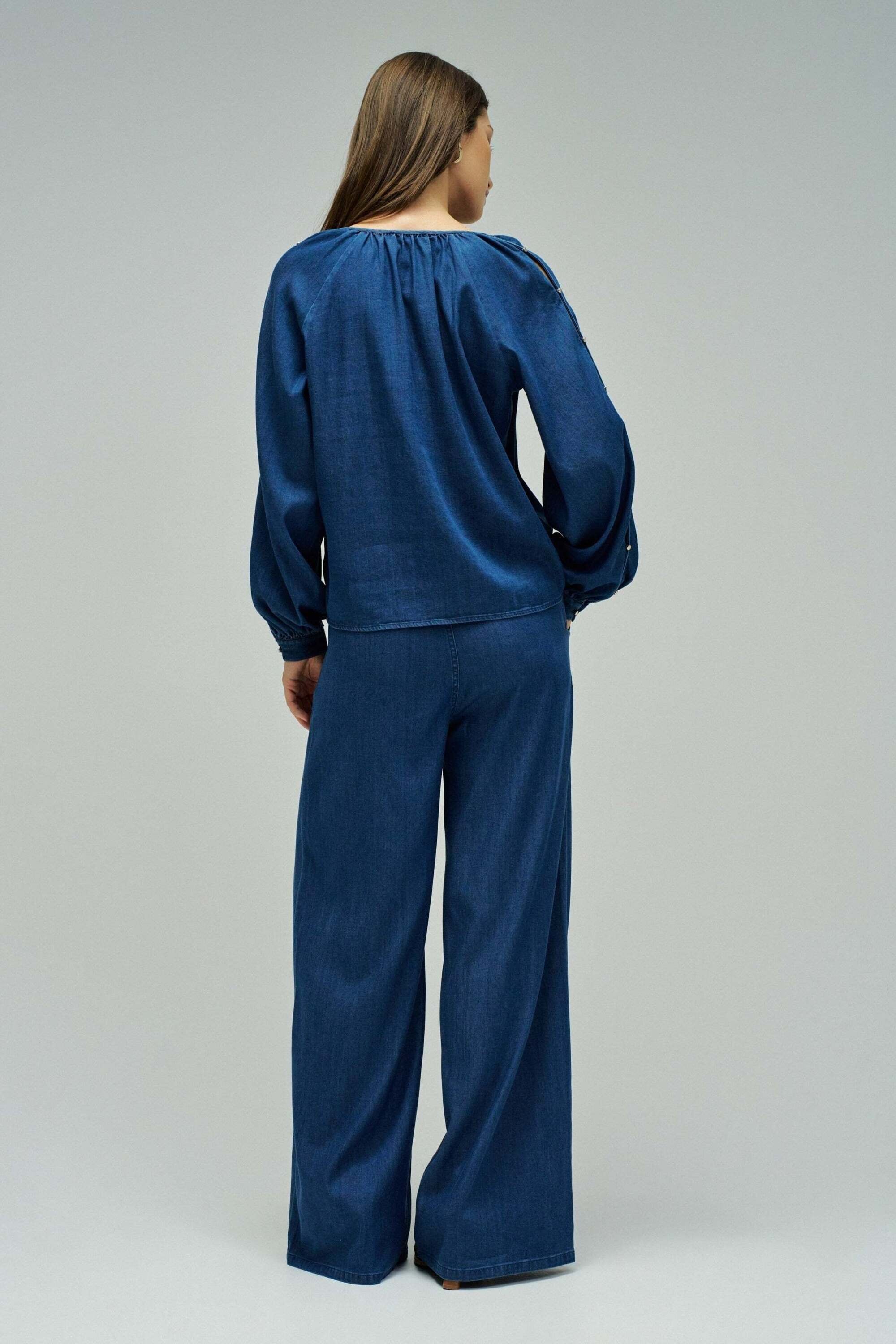 Salsa Langarmbluse »Salsa Jeans Langarmbluse Sleeveless Belt«