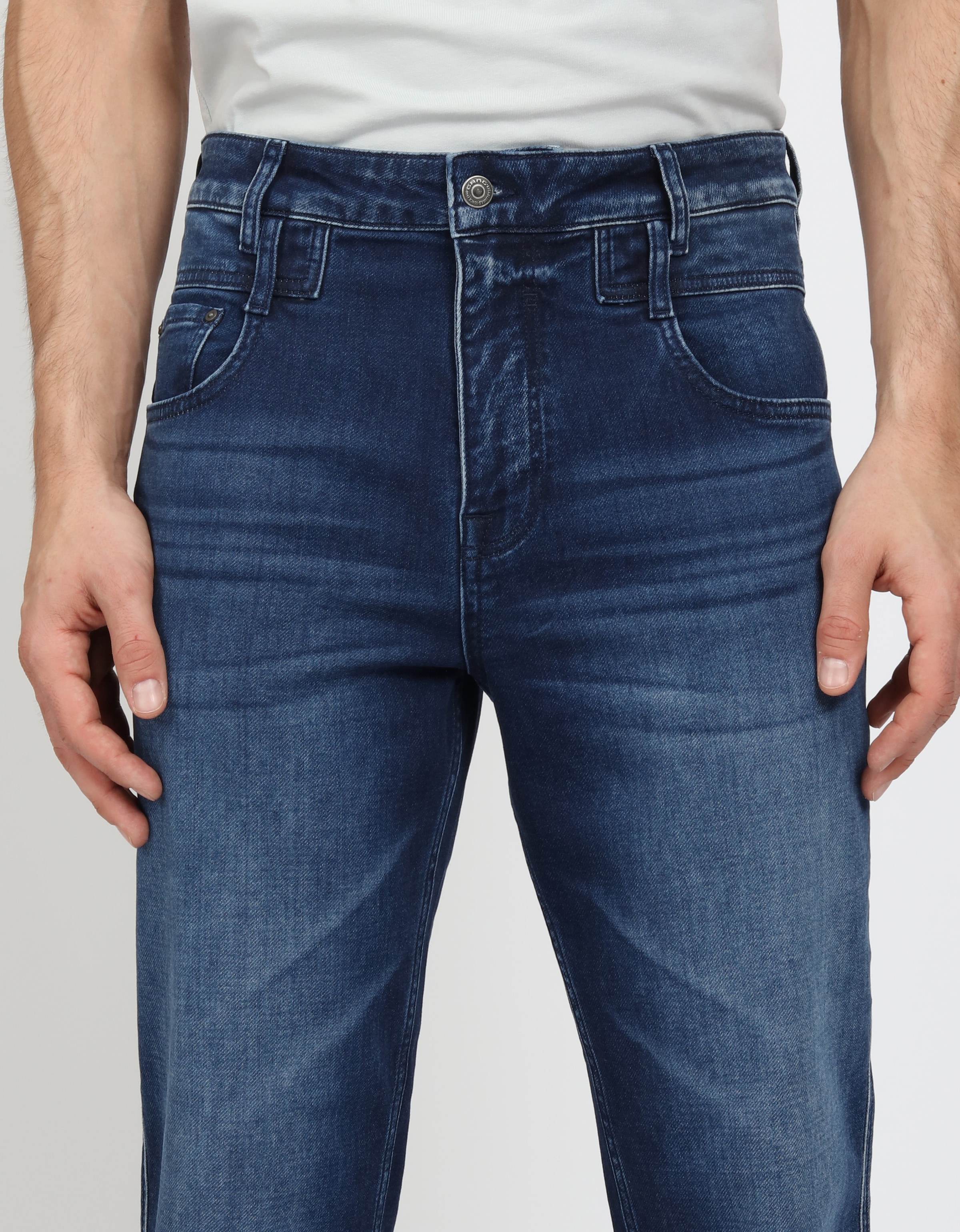 GANG Relax-fit-Jeans »94MARCO«, im Jogger Style mit charakteristischem Doppelbunddetail