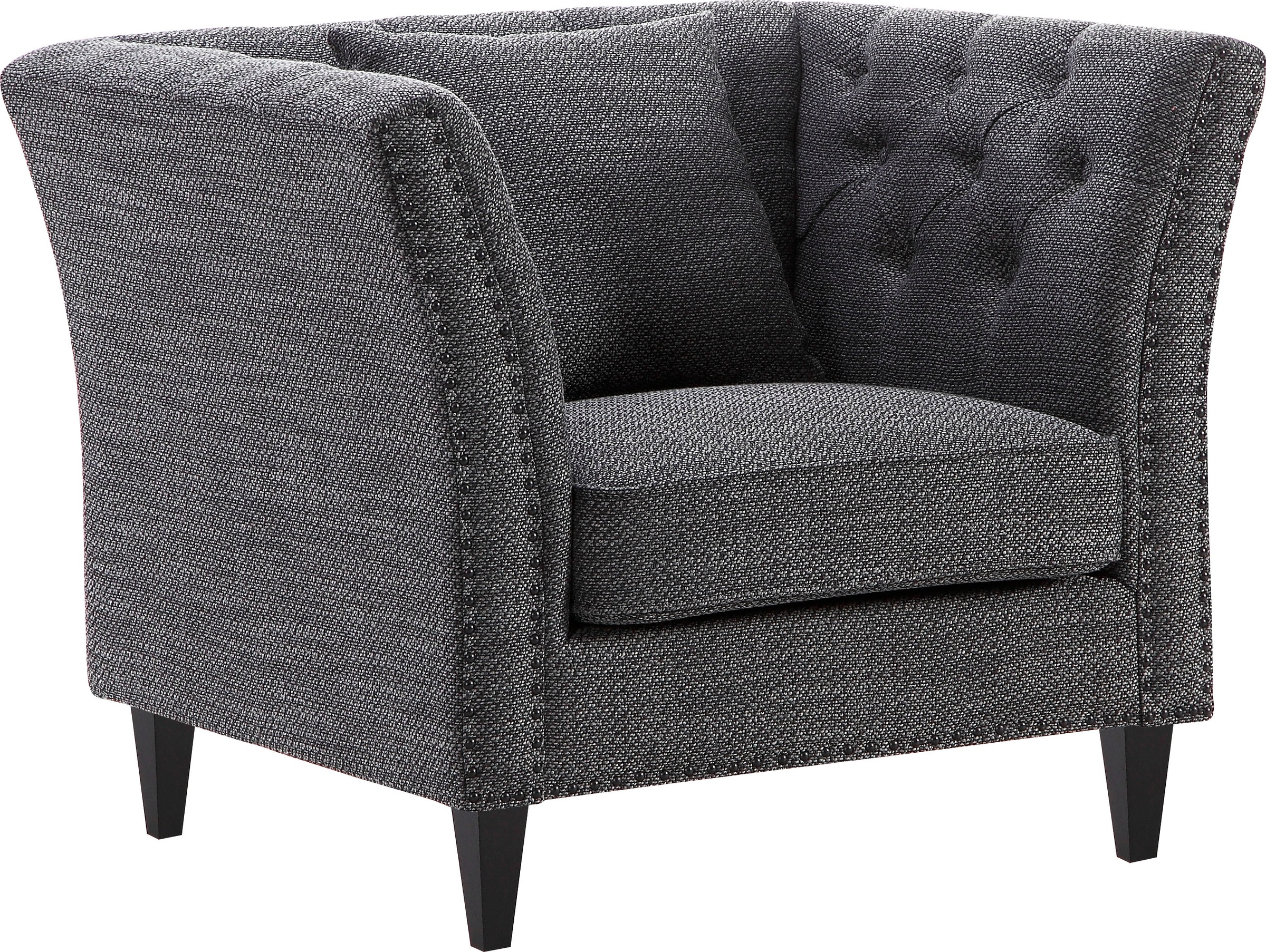 Image of ATLANTIC home collection Sessel, Chesterfield Armlehnensessel, extra weich und kuschelig, Füllung mit Federn bei Ackermann Versand Schweiz