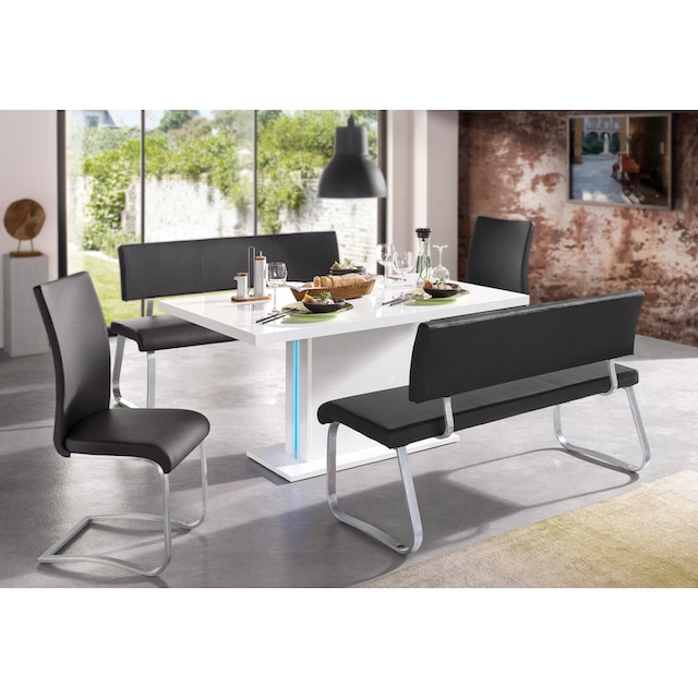 MCA furniture Polsterbank »Arco«, (1 St.), belastbar bis 280 kg,  Kunstleder, in verschiedenen Breiten jetzt kaufen