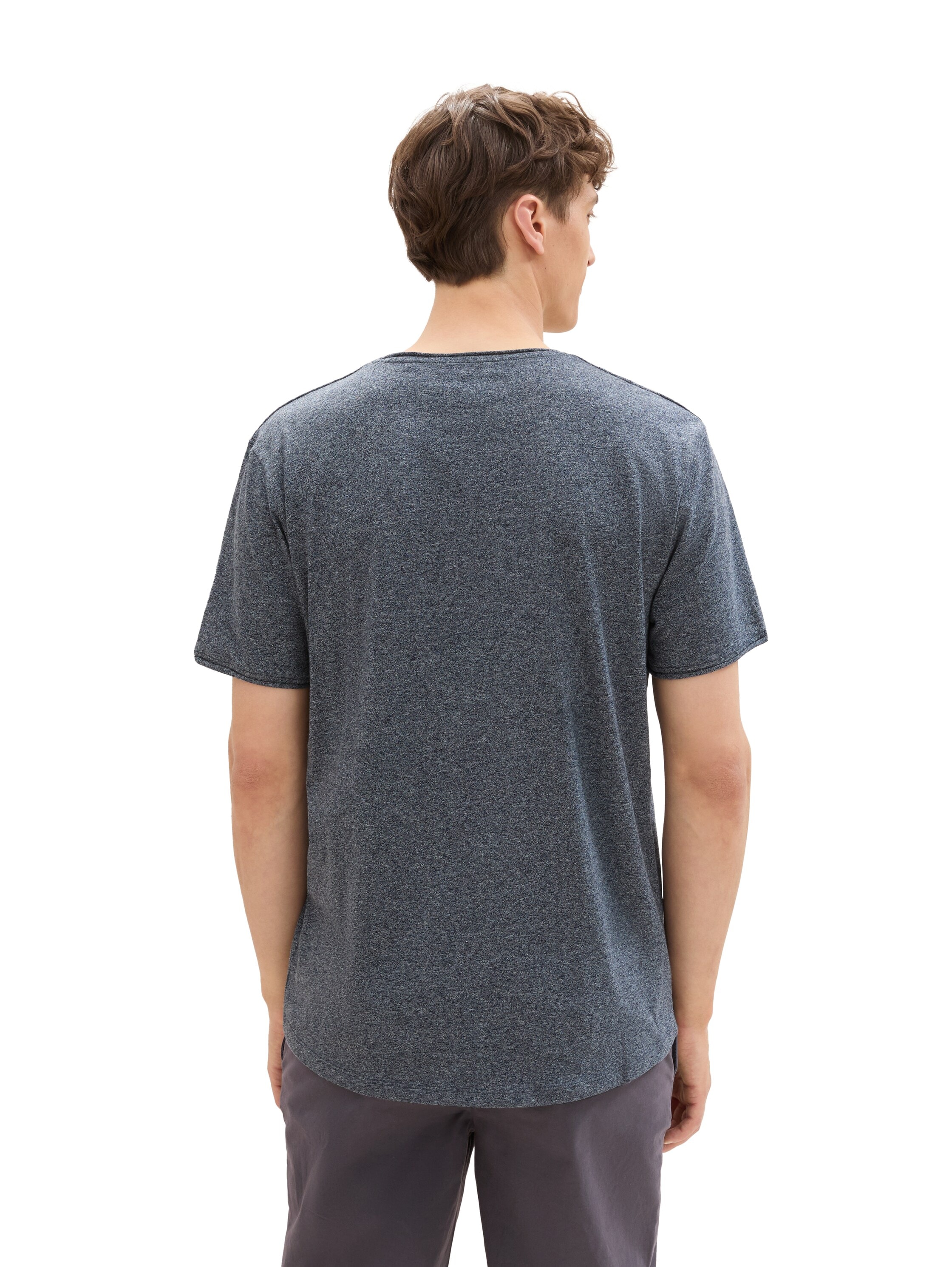 TOM TAILOR Denim T-Shirt, in Melange Optik