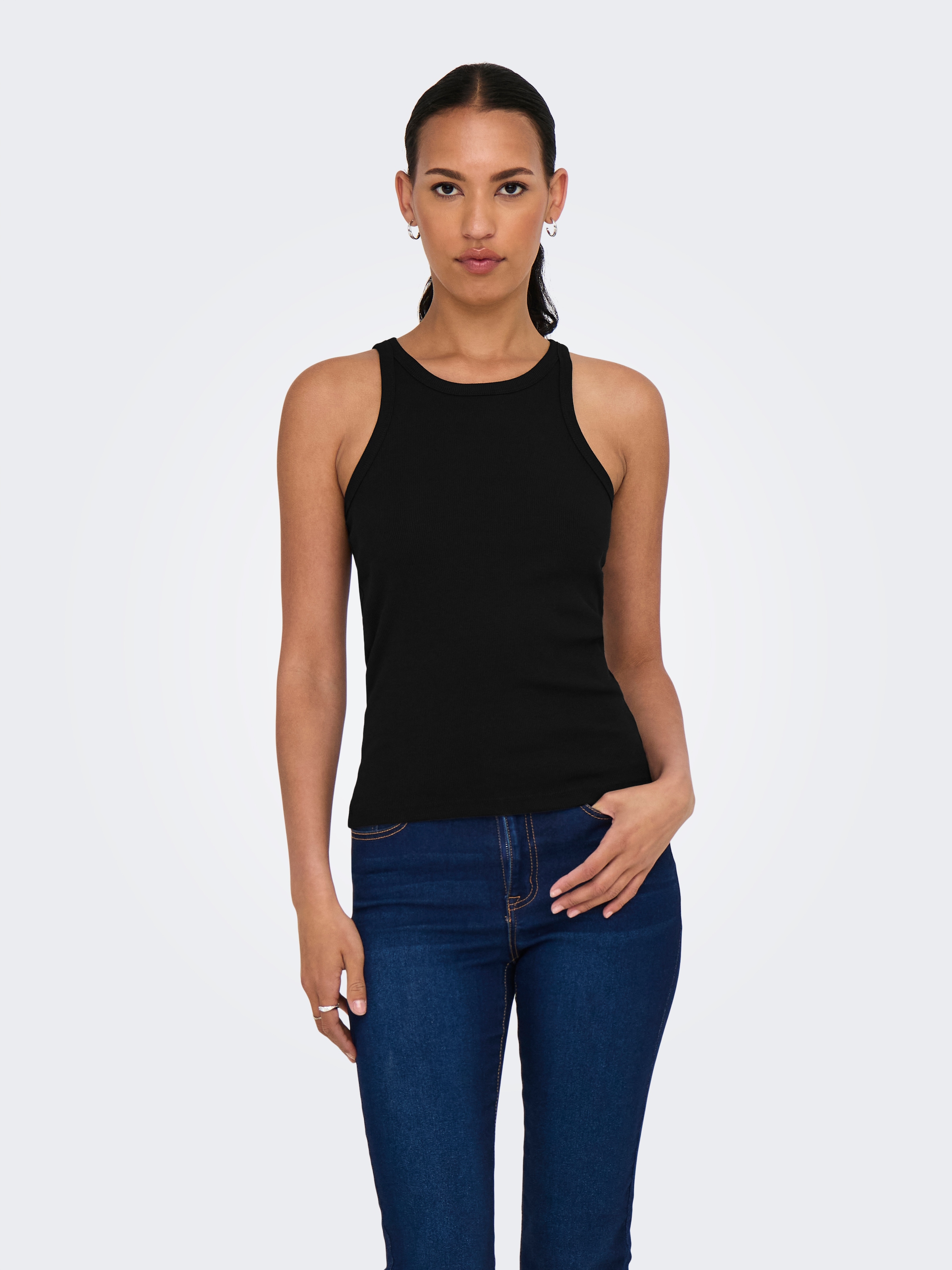 ONLY Débardeur »ONLLINDSAY TANK TOP 2 PACK« Paquet, 2 pièces Baumwollmischung