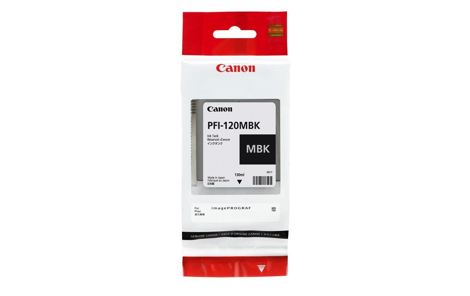 Image of Canon Tintenpatrone "PFI-120MBK Matte Black"