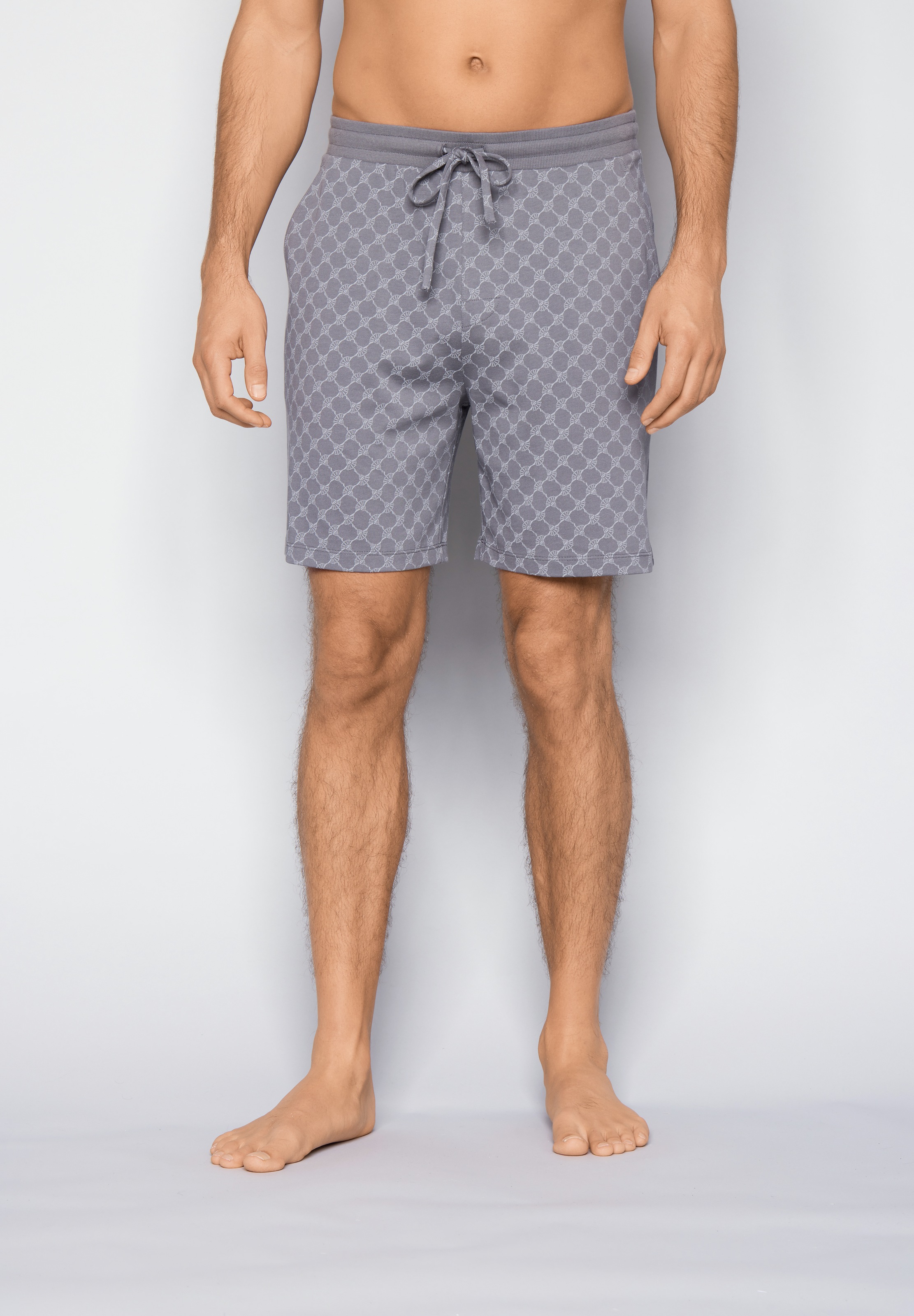Image of JOOP Shorts "Leisure" mit allover Cornflower-Print, seitlichen Eingrifftaschen