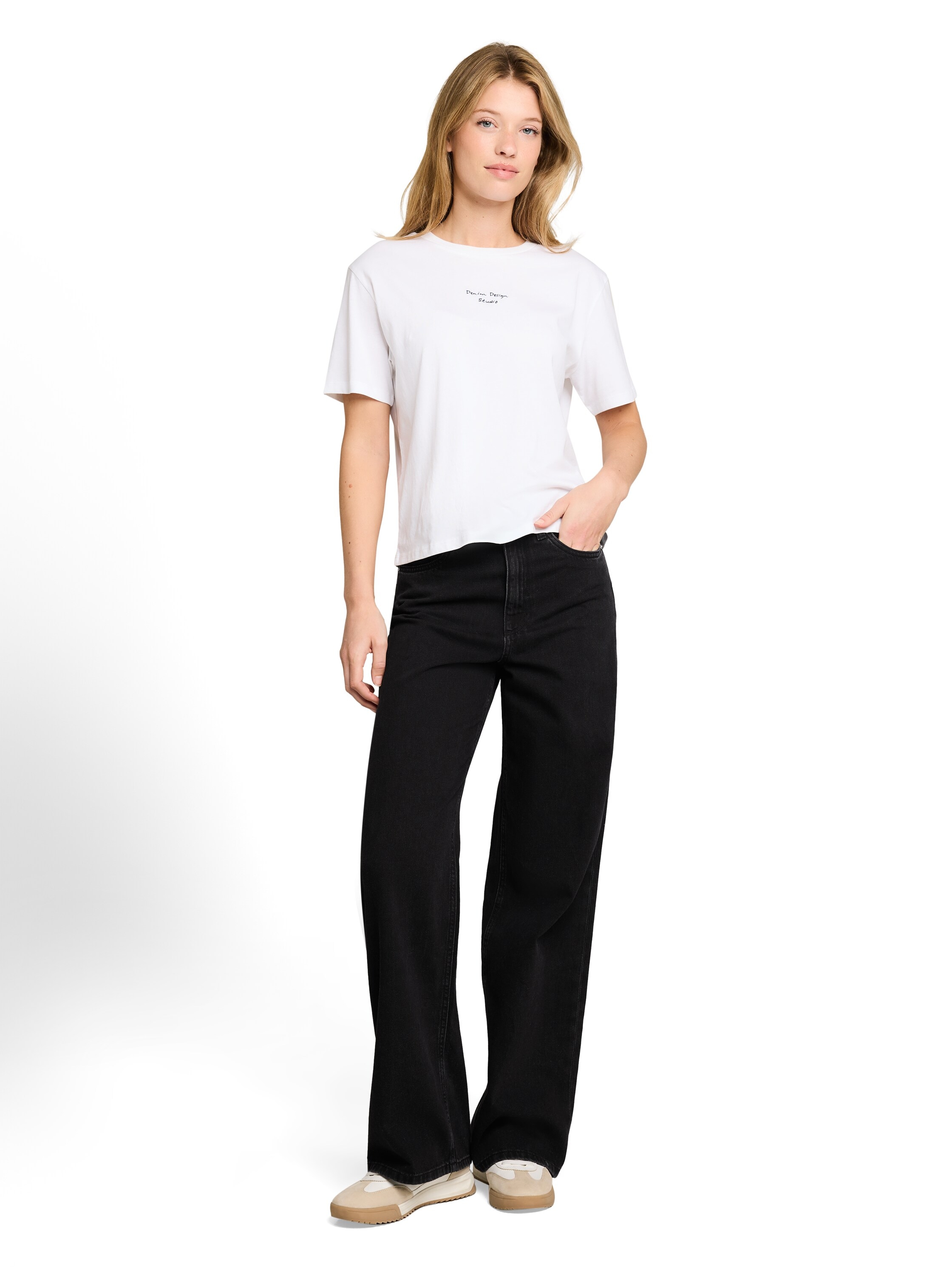 TOM TAILOR Denim Jeans à 5 poches »Style LINOU« avec jambe large