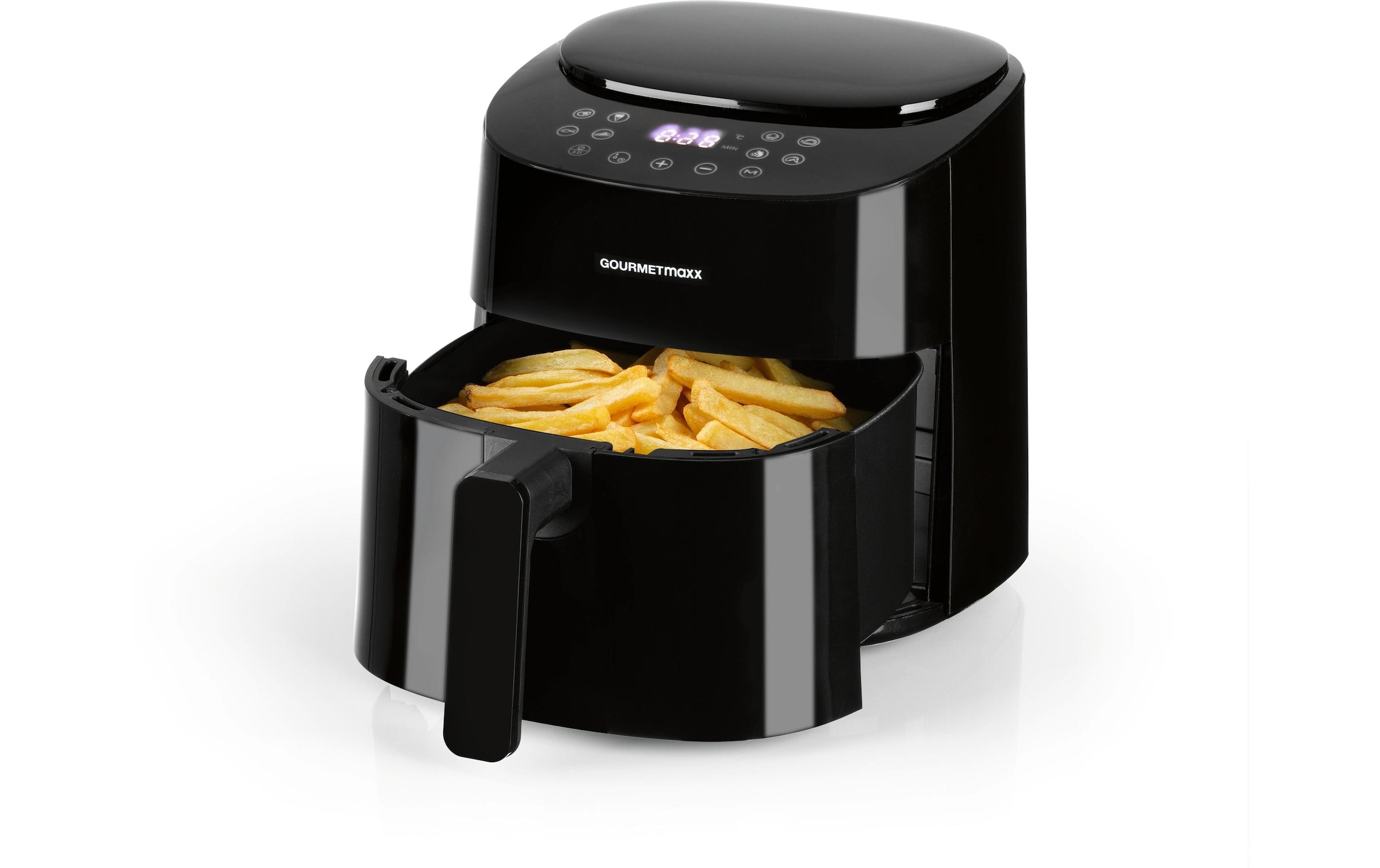 GOURMETmaxx Heissluftfritteuse »Digital Schwarz«, 1450 W