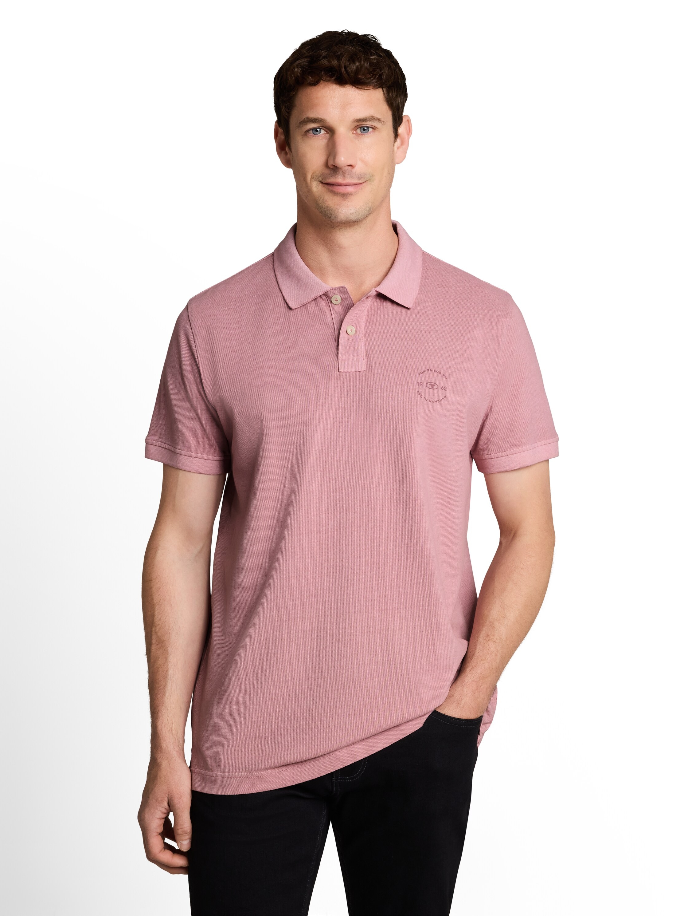 Image of TOM TAILOR Poloshirt Sommershirt mit kleinem Logo-Print