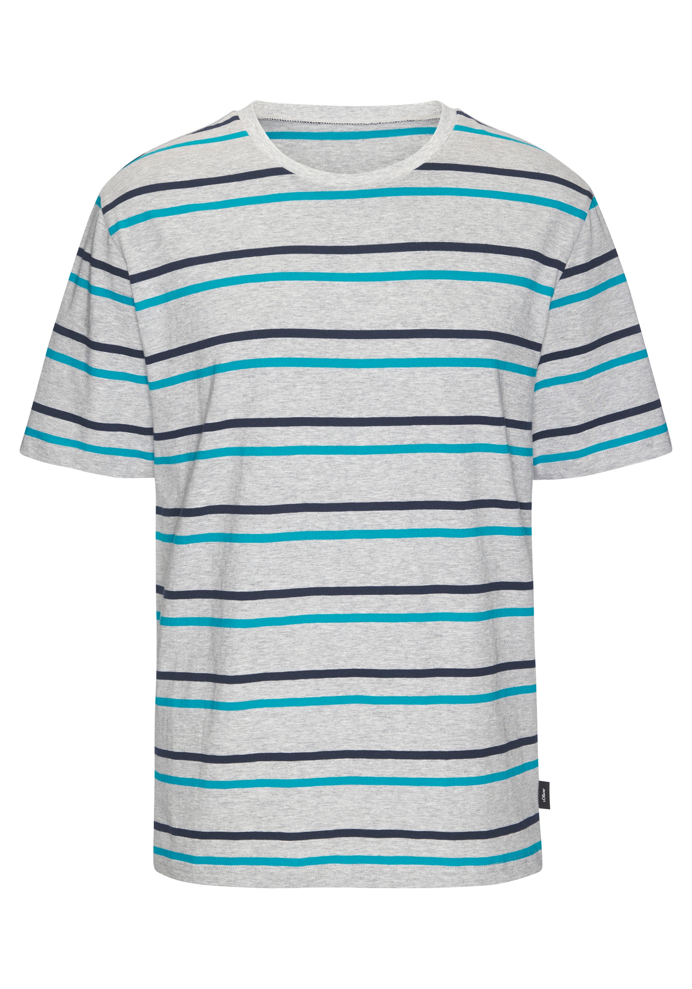 s.Oliver Pyjama »in kurzer Form« 1 Stück, 2 tlg. mit gestreiftem Shirt