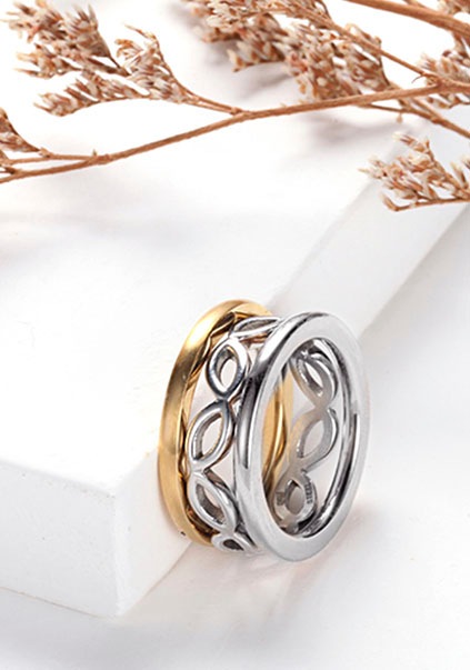 Kingka Ring-Set "Leaves Trio"