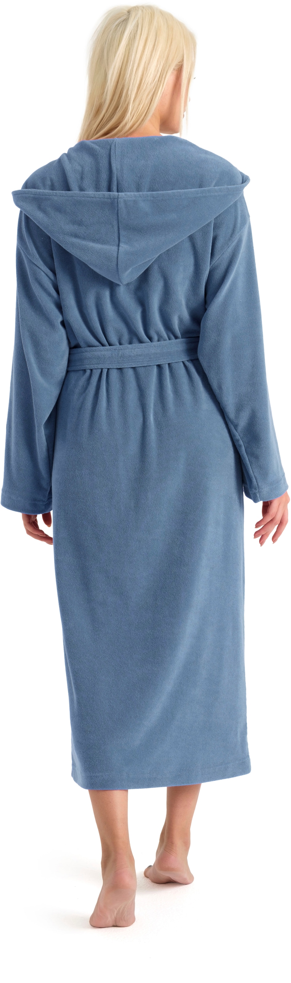 GOODproduct Damenbademantel »Jule, ideal für Sauna & Spa, Hotelbademantel, Morgenmantel« 1 Stk. einfarbiger Leichtfrottier-Bademantel, hoher Baumwollanteil, XS-4XL