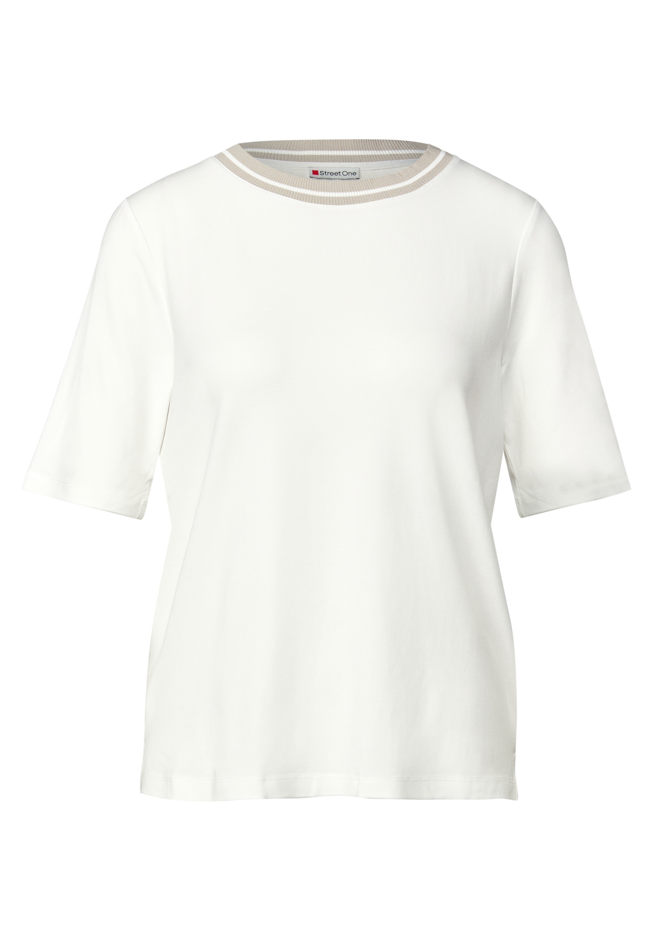 STREET ONE T-Shirt, mit Rippdetail