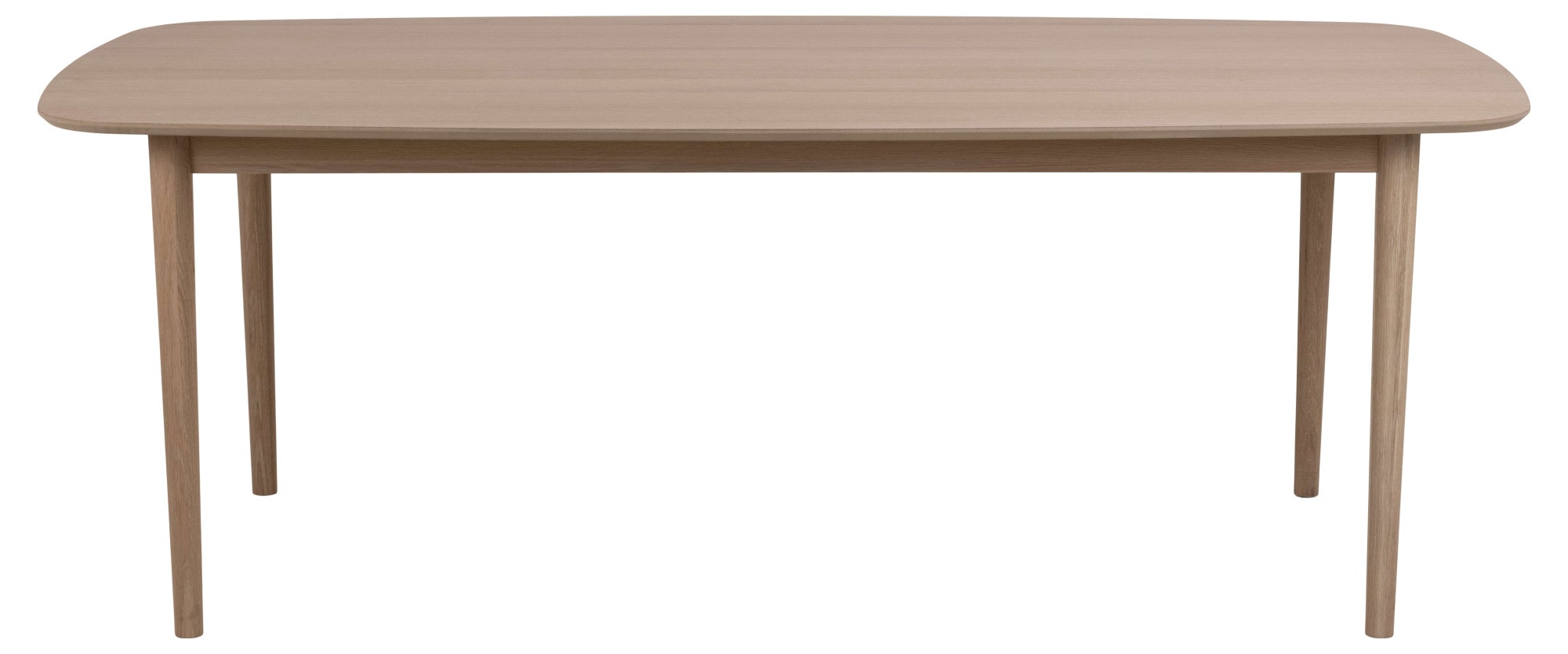 Image of ACTONA GROUP Esstisch "Aston" Tischplatte aus geöltem Eichenfurnier, Massivholzgestell, B: 210 cm