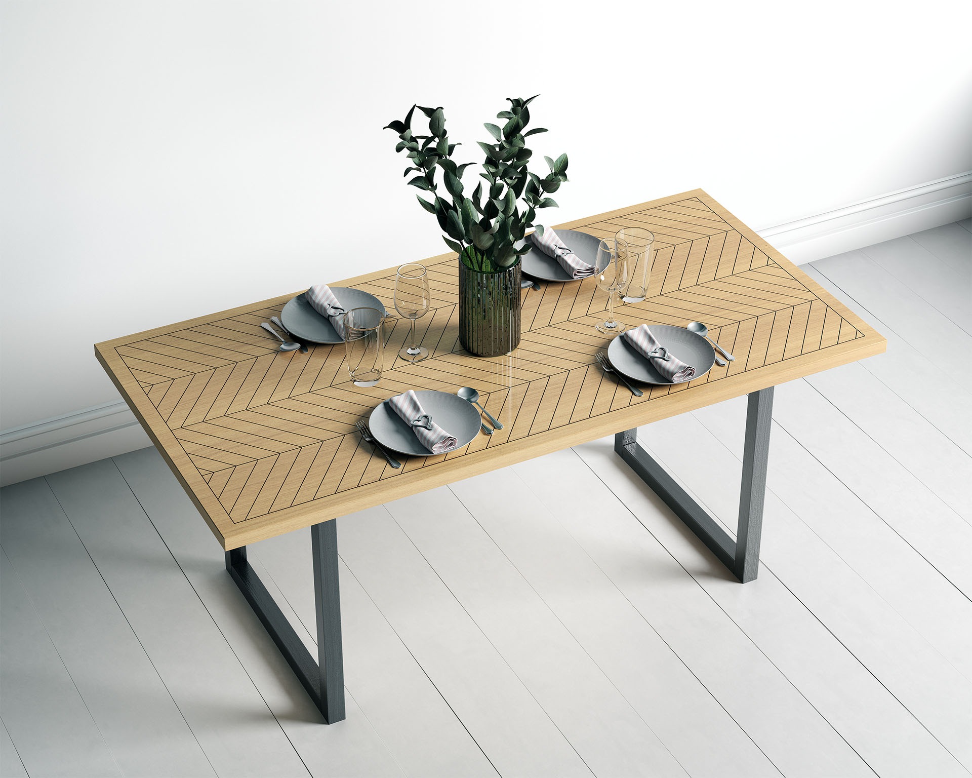 Woodman Esstisch »Camden«, aus massiver Birke, Breite 180 cm