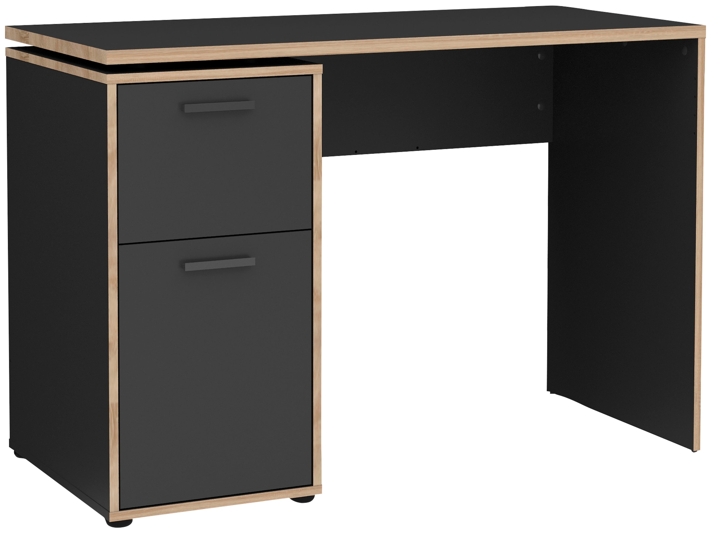 Image of FMD Schreibtisch "Elias 10" Schreibtisch mit Tür und Schubkasten, Breite 110,5 cm