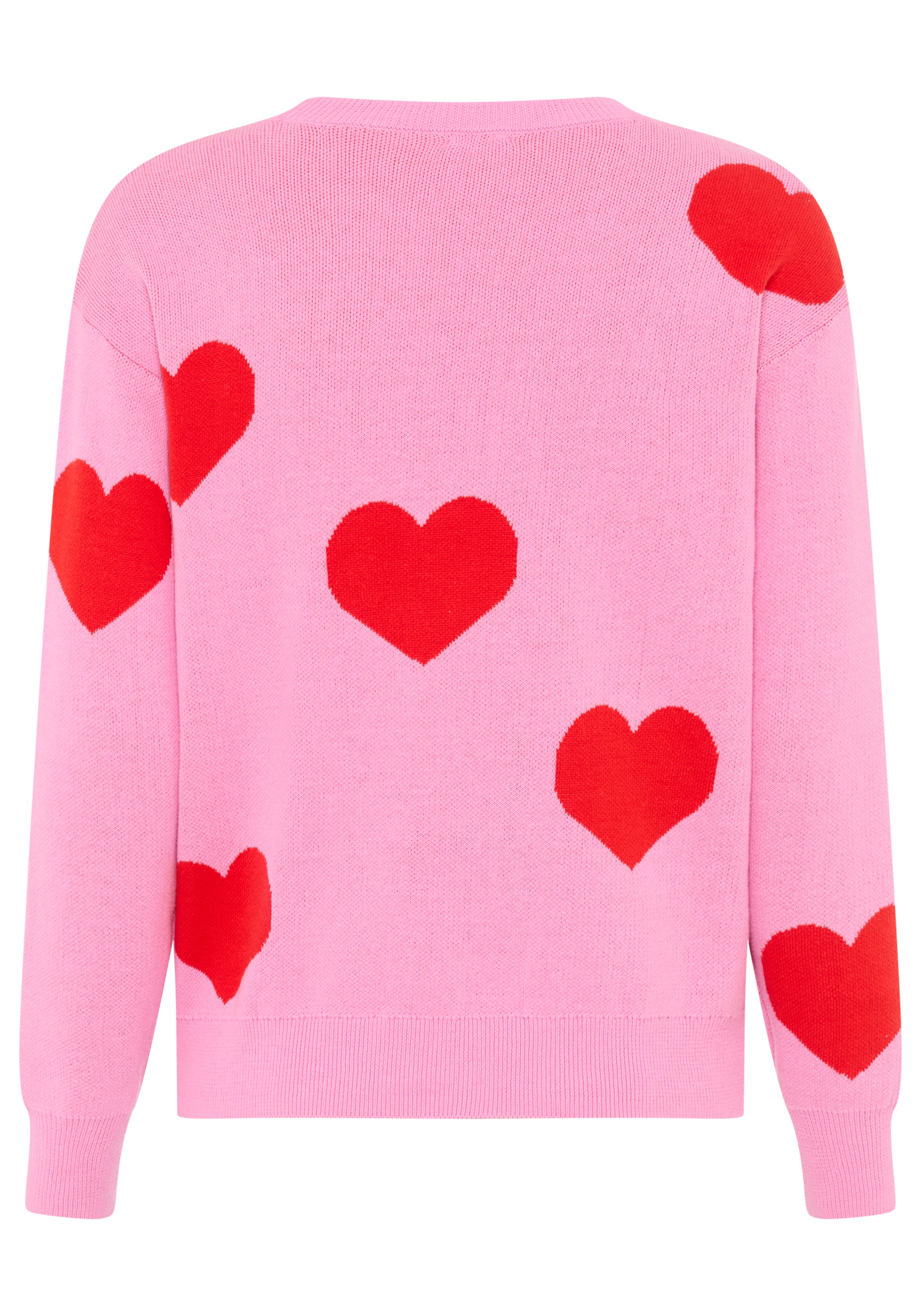Laura Scott Pull jacquard aus Baumwolle mit Herzmuster