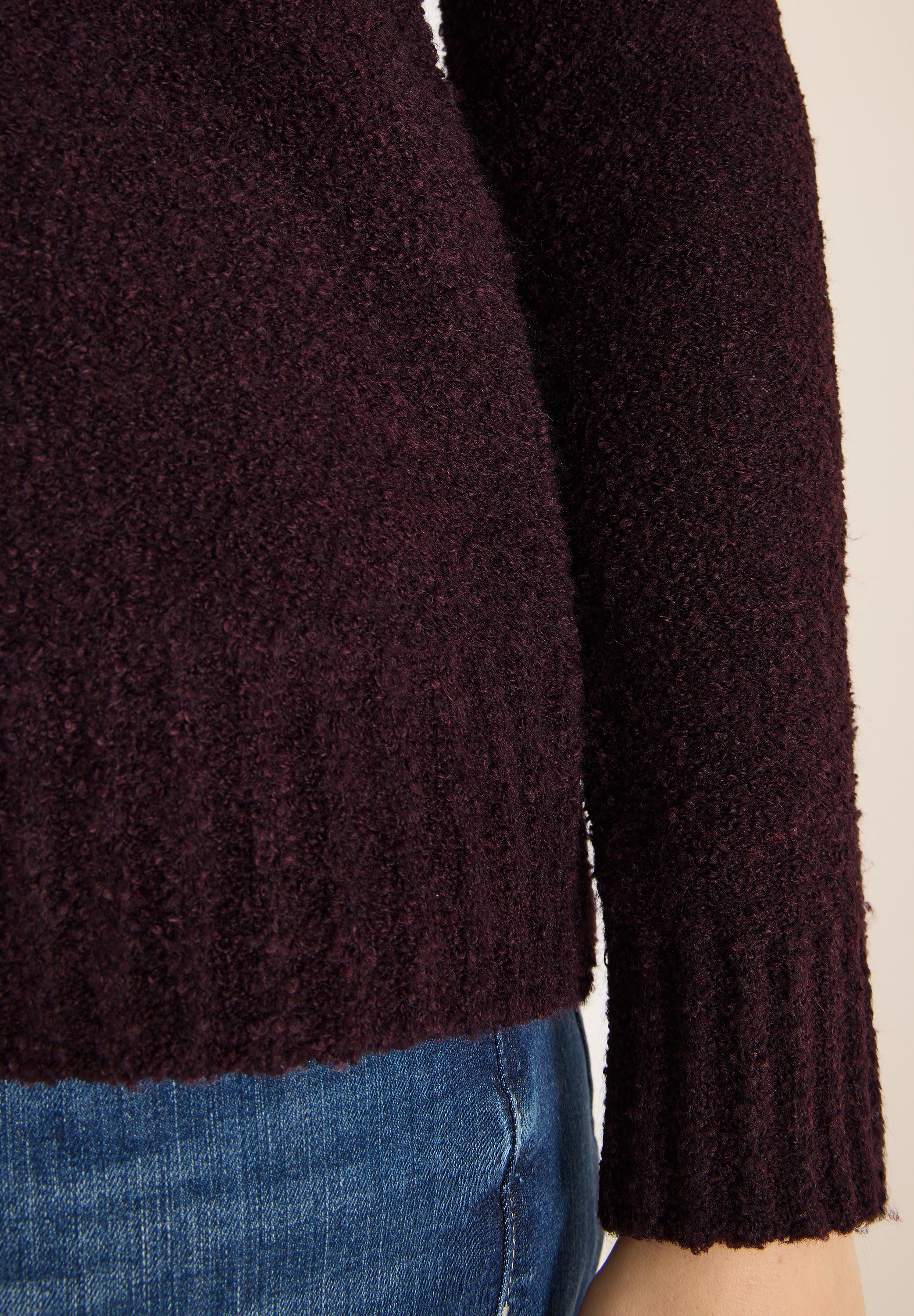 Cecil Strickpullover Bouclé V-Neck