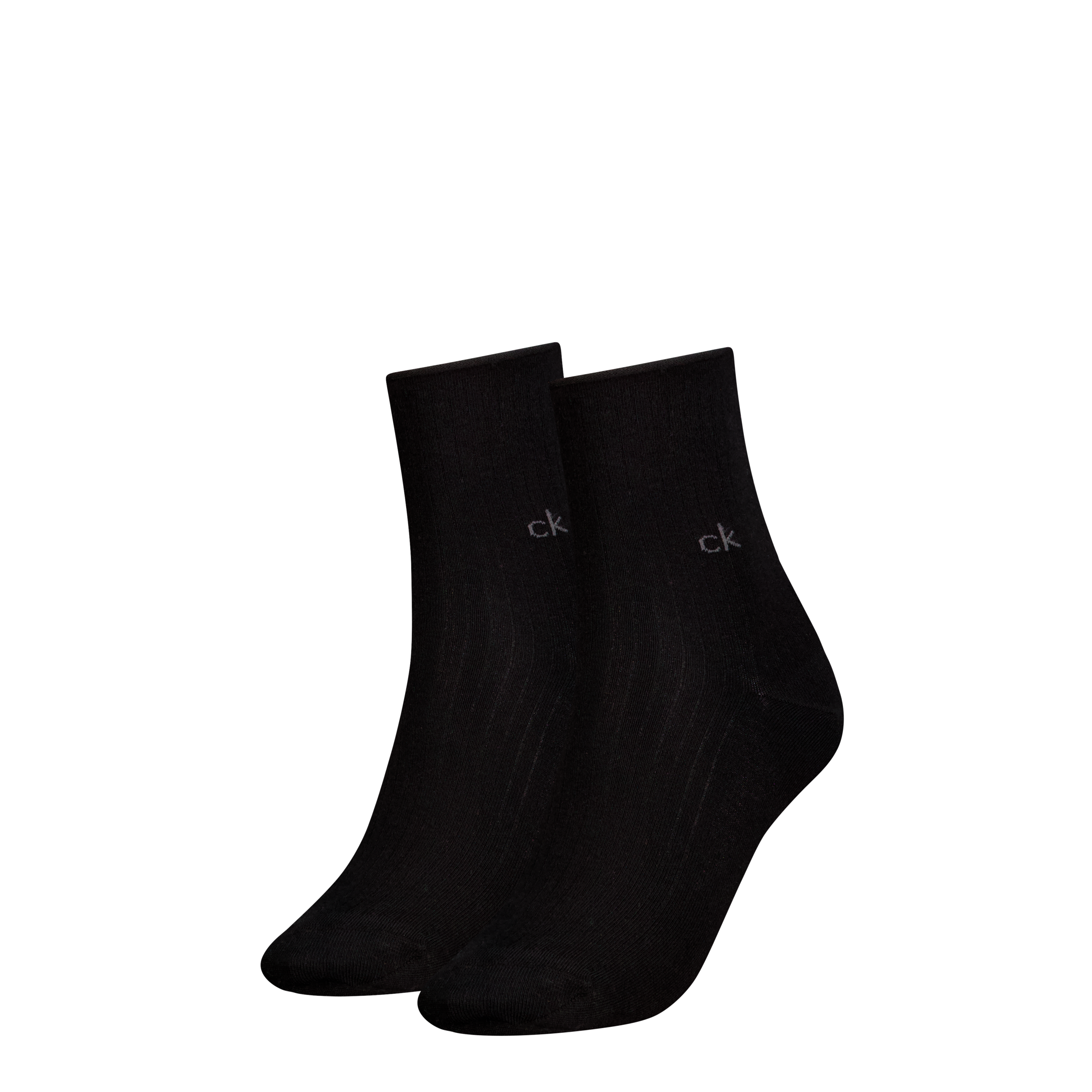 Calvin Klein Jeans Socken »CK WOMEN SHORT SOCK 2P ROLL TOP« 2 Paar, 