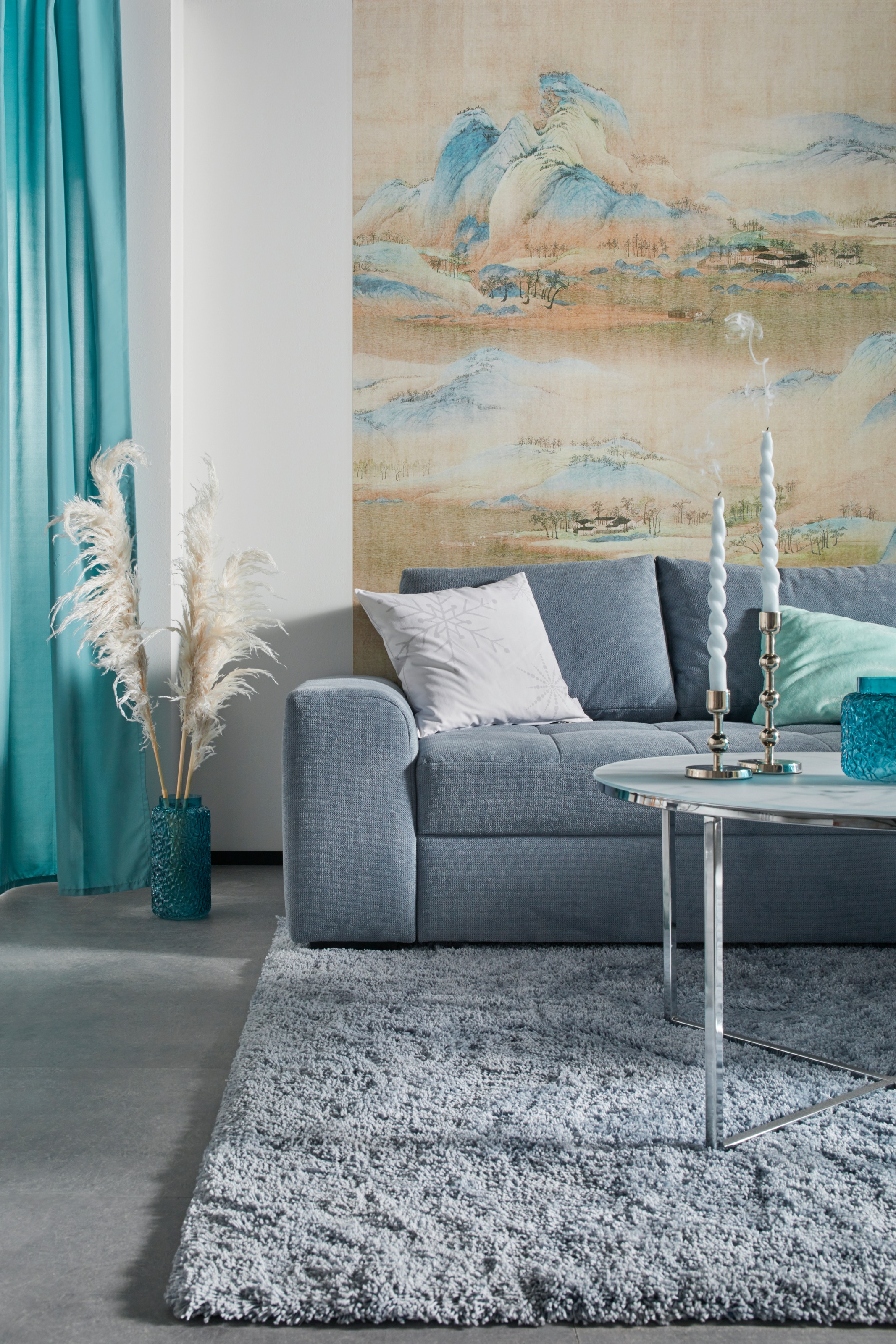Komar Vliestapete »Digitaldruck Vlies - Amenity - Grösse 200 x 280 cm«, bedruckt, Wohnzimmer, Schlafzimmer