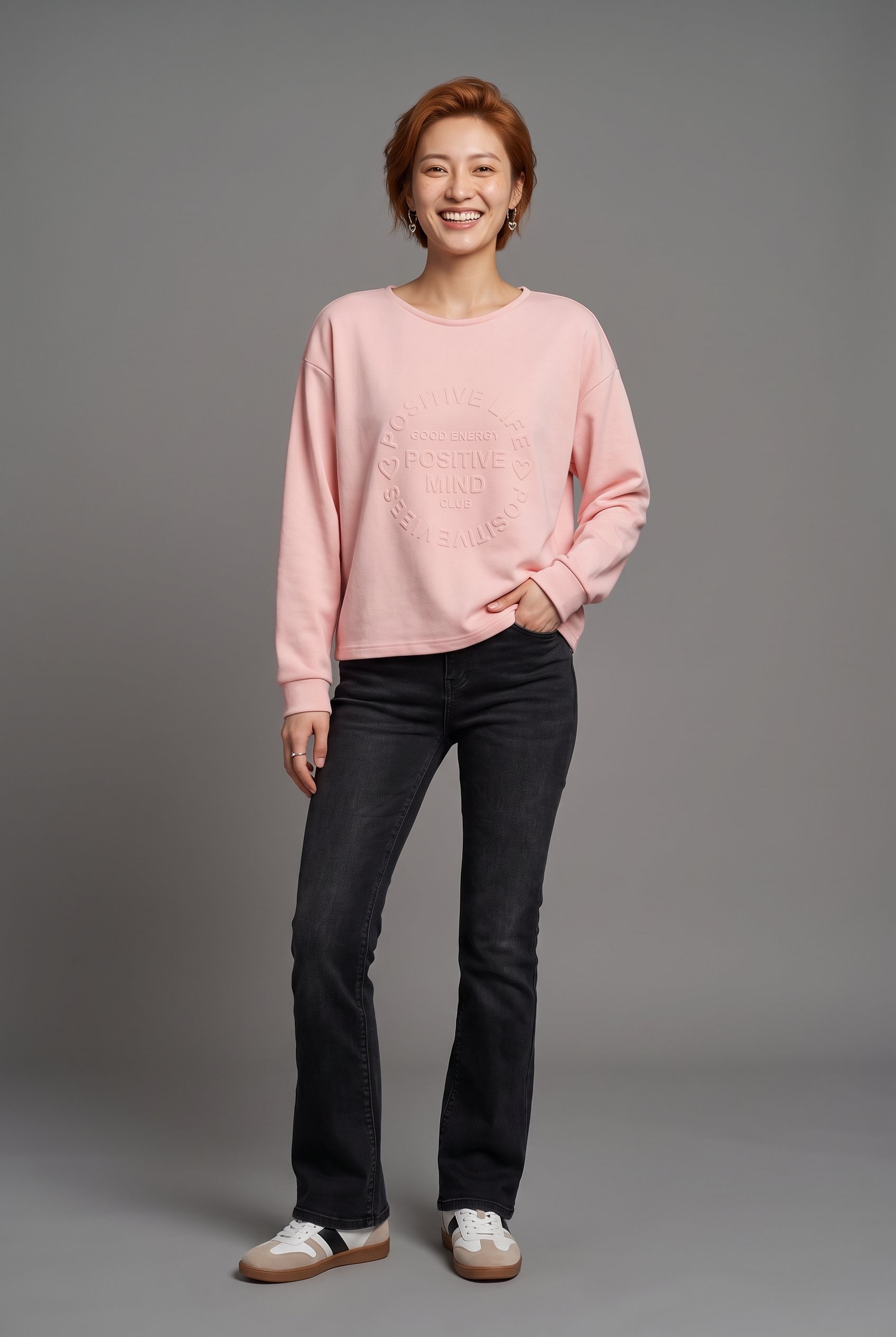 Aniston CASUAL Jeans à 5 poches en forme bootcut discrète - NOUVELLE COLLECTION